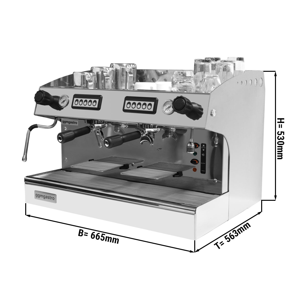 Portafilter / espresso machine - 2 groups