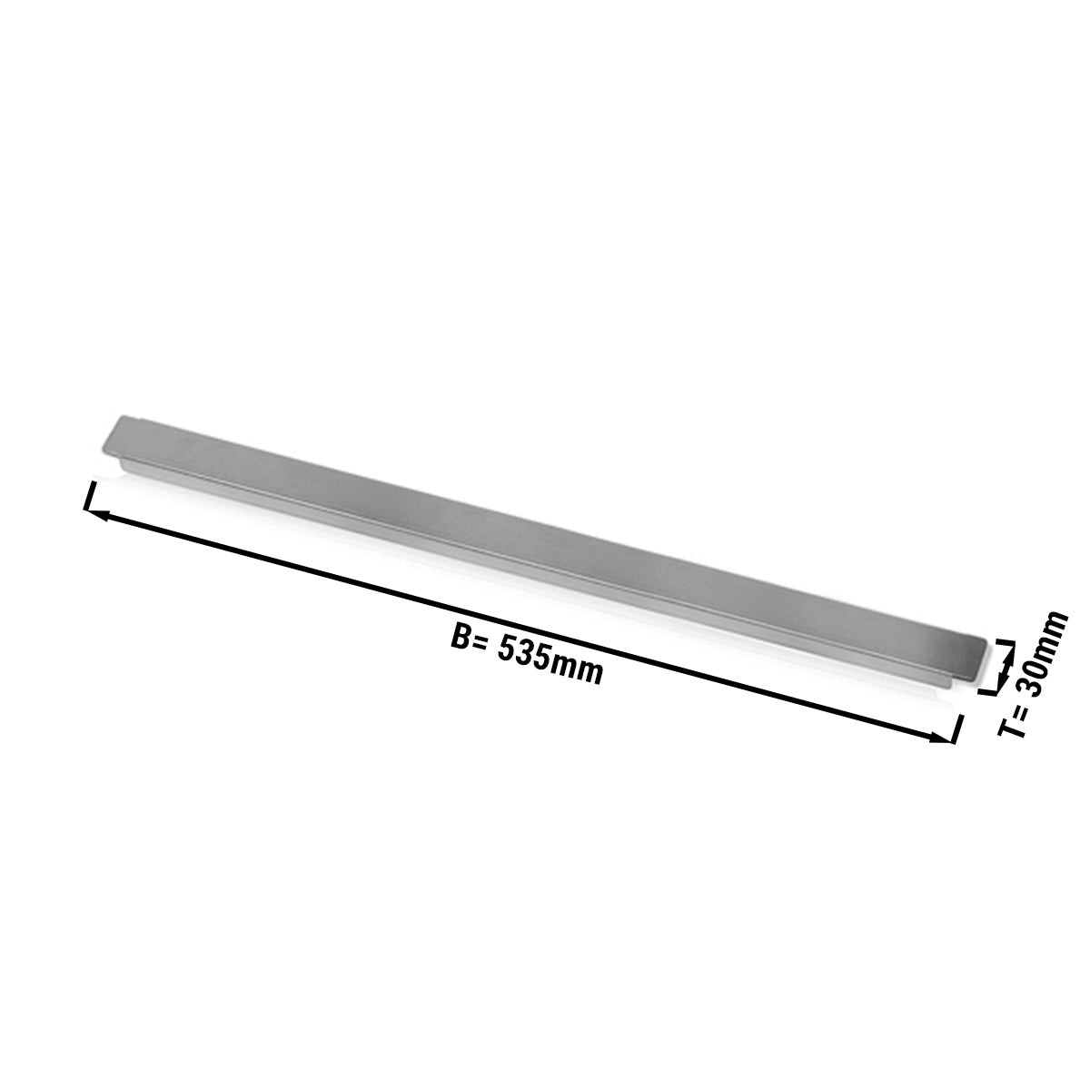 Metal molding (1/1 GN) 535 x 30 mm