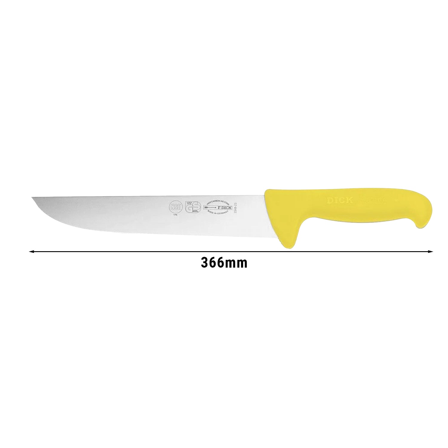 F. Нож DICK 23 см, жълта дръжка