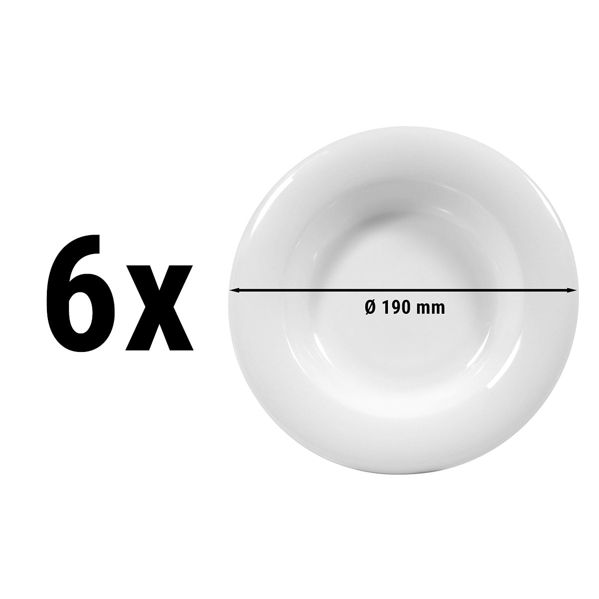 (6 броя) Seltmann Weiden - чиния за салата - Ø 19 см