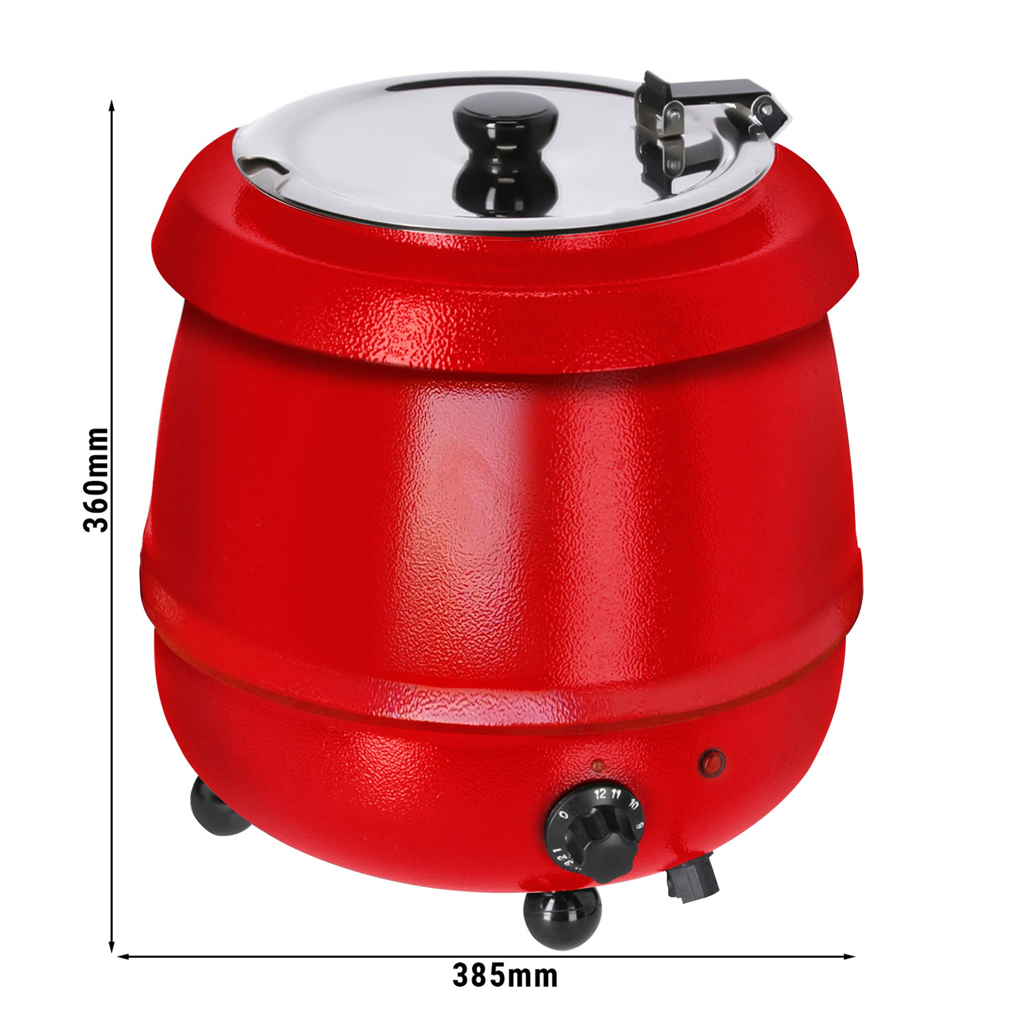 Soup warmer - 9 liters - red