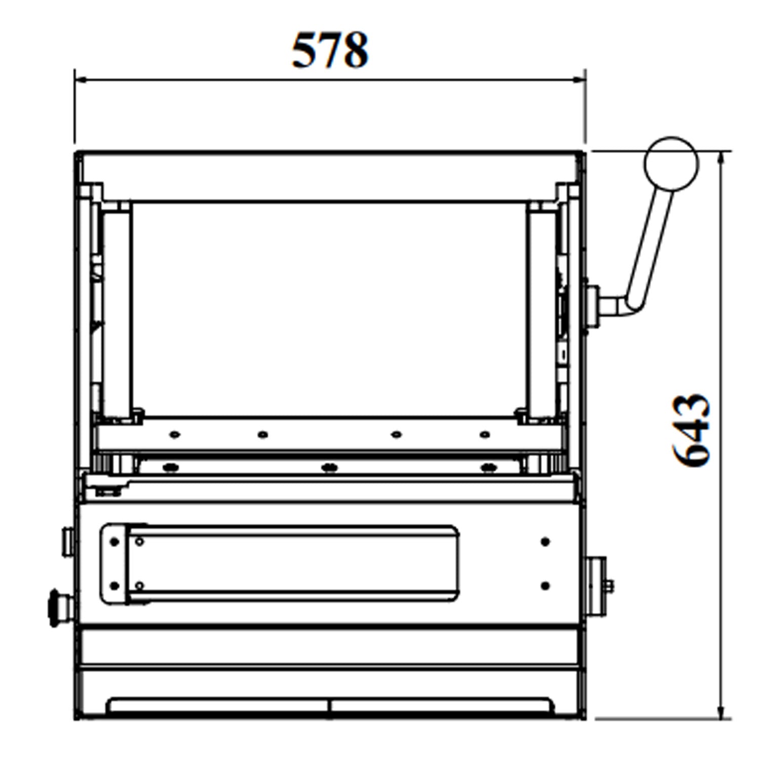 Desktop bread slicer - 370 W - slice thickness 10 mm