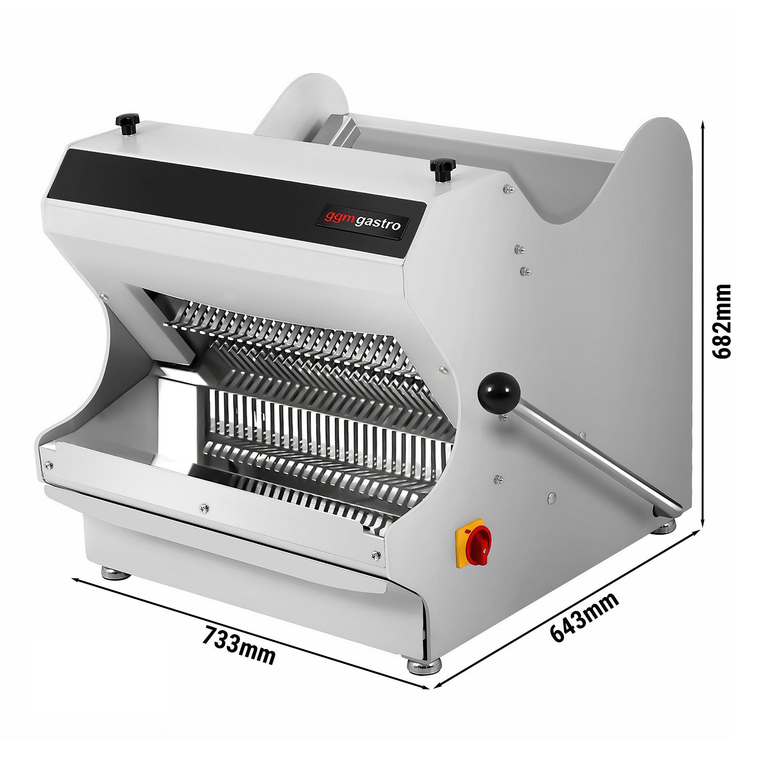 Desktop bread slicer - 370 W - slice thickness 13 mm