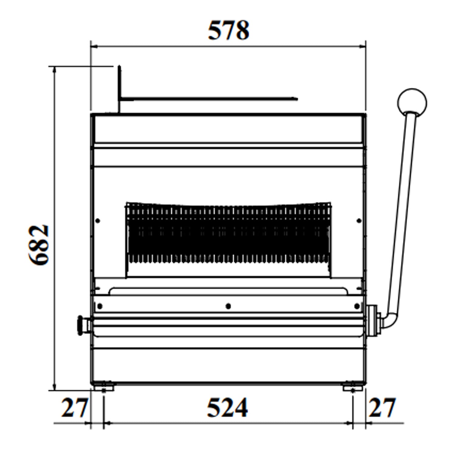 Desktop bread slicer - 370 W - slice thickness 13 mm