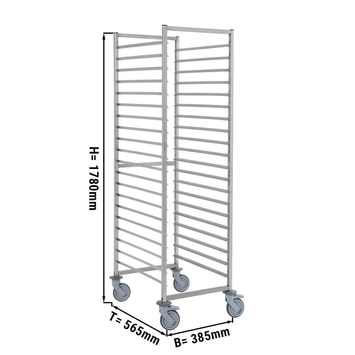 Tray trolley GN 1/1