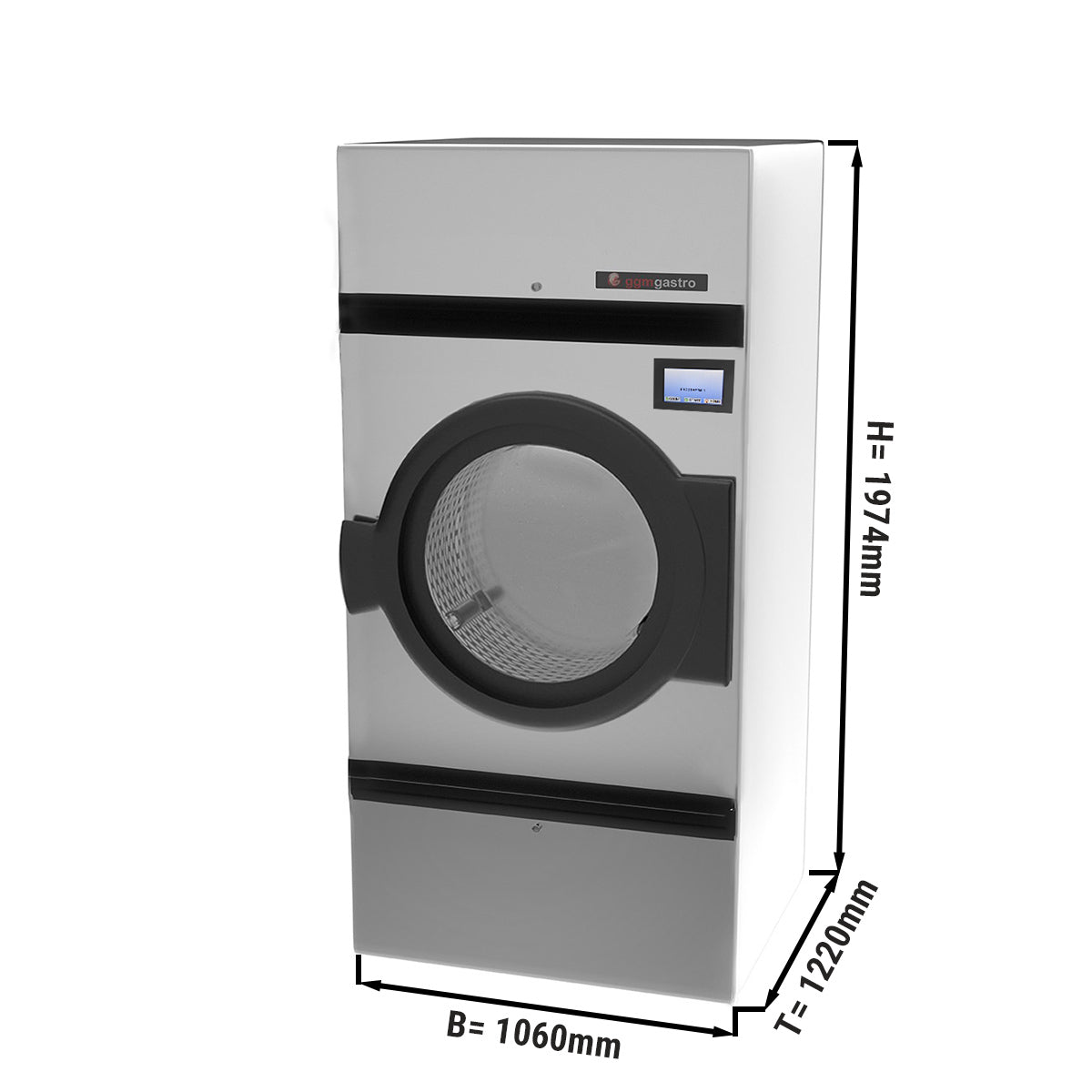 Electric dryer 34 kg