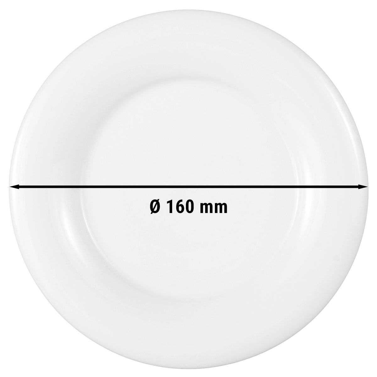 (6 pieces) Seltmann Weiden - flat plate - Ø 16 cm