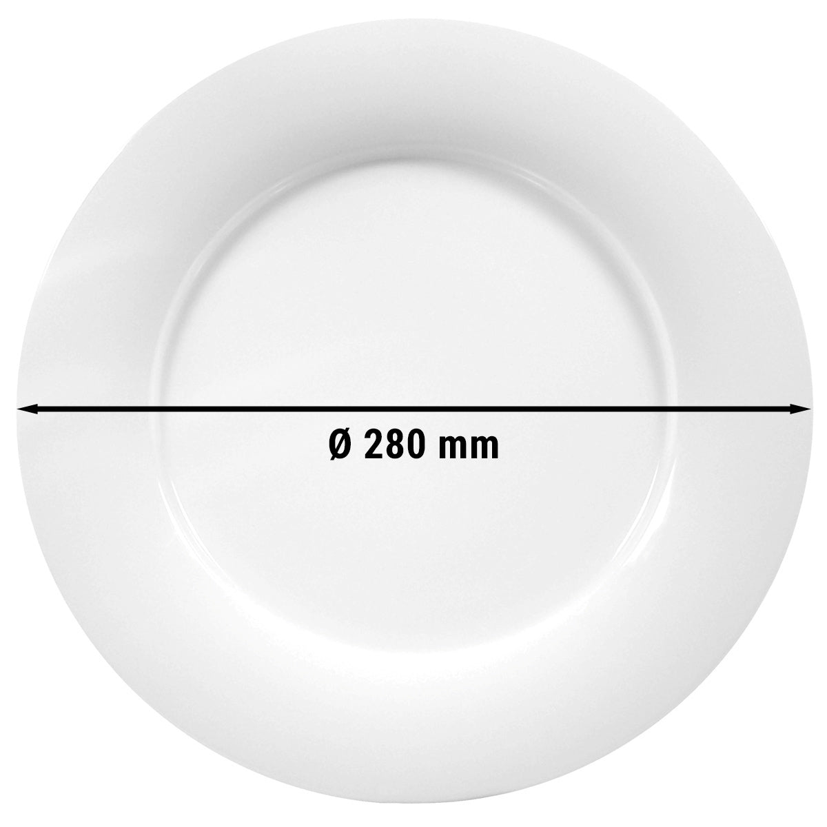 (6 pieces) Seltmann Weiden - flat plate - Ø 28 cm