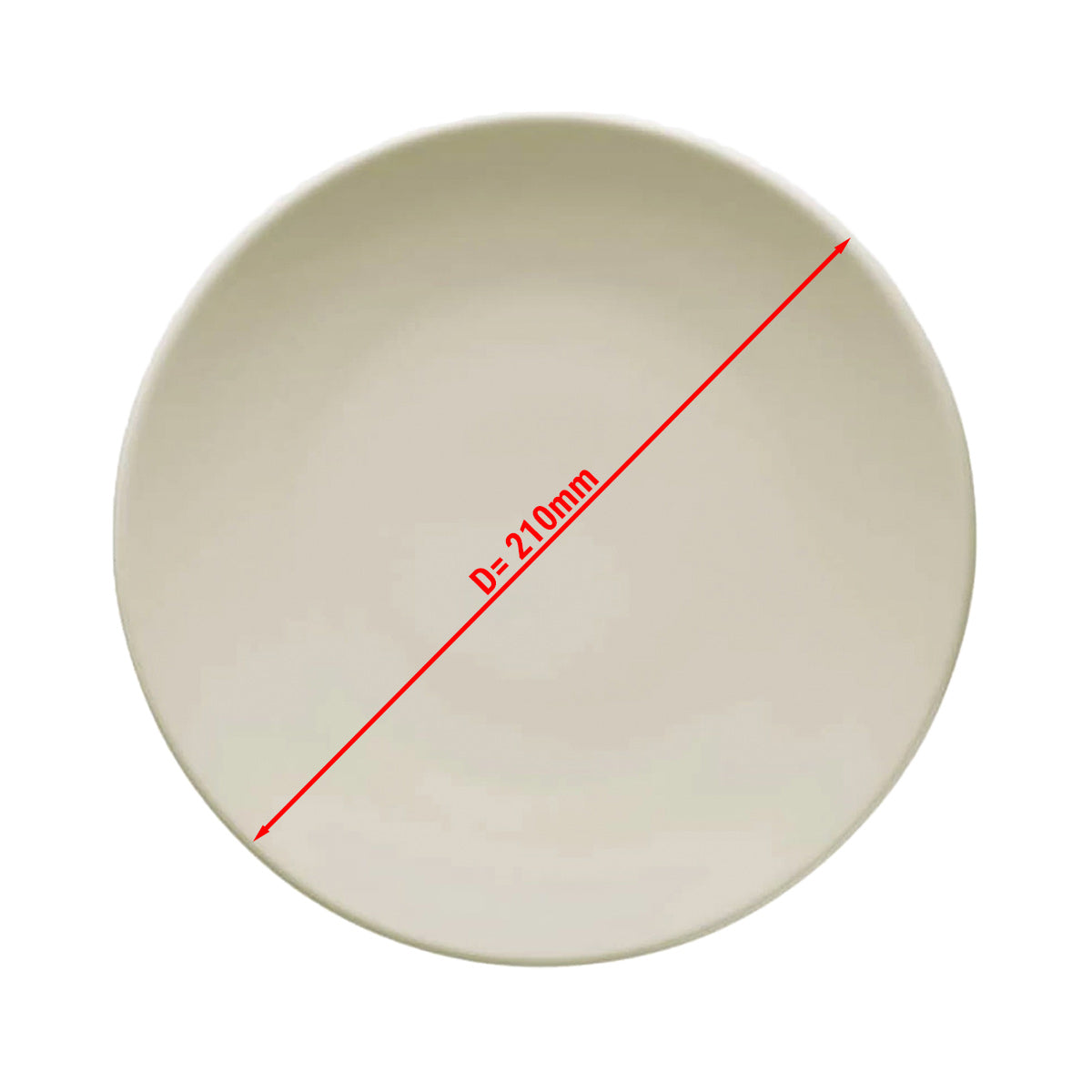 (12 броя) TEOS - плоска чиния- Ø 21 см