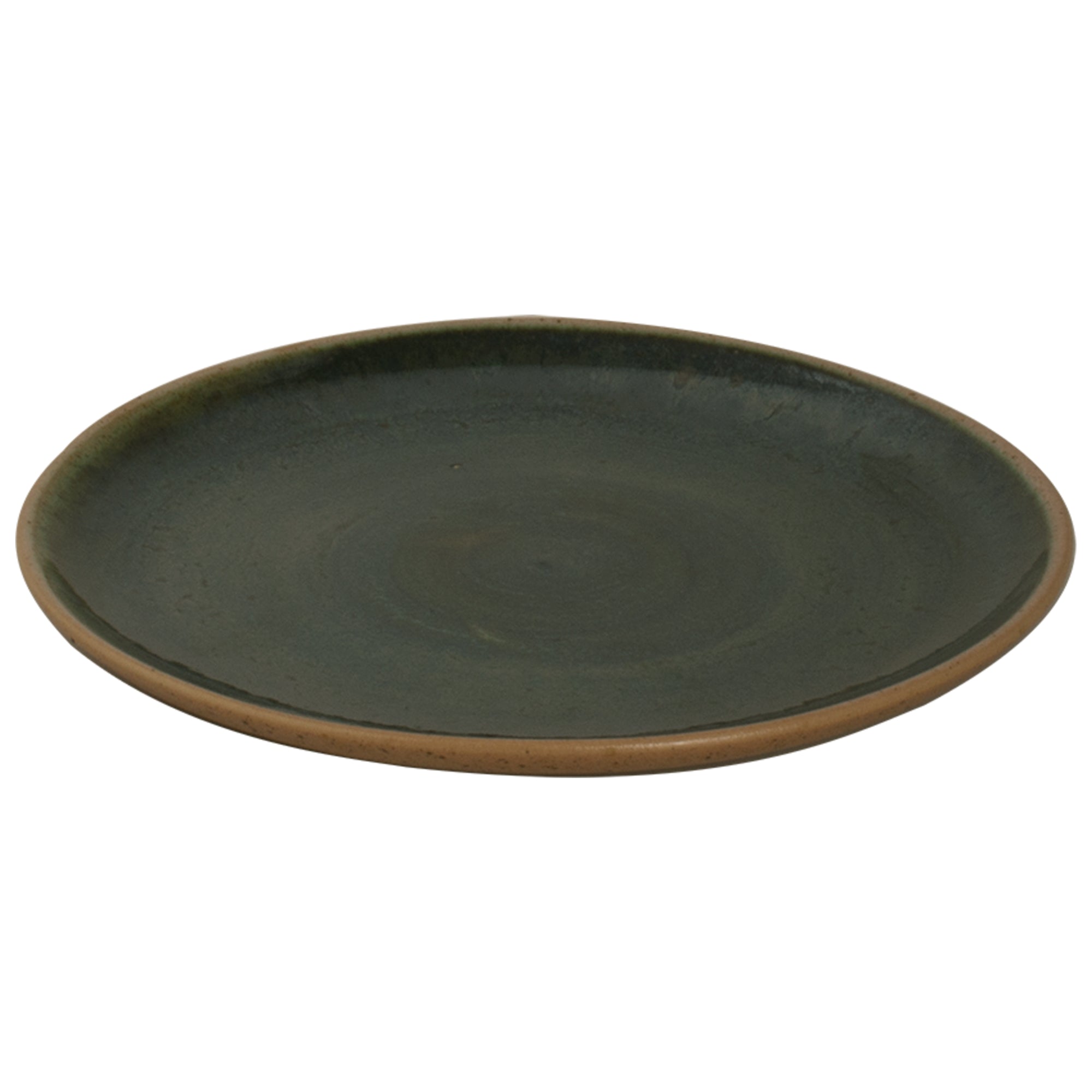 (6 броя) WISTERIA - Плоска чиния - Ø 22 см - Зелена/Бежова