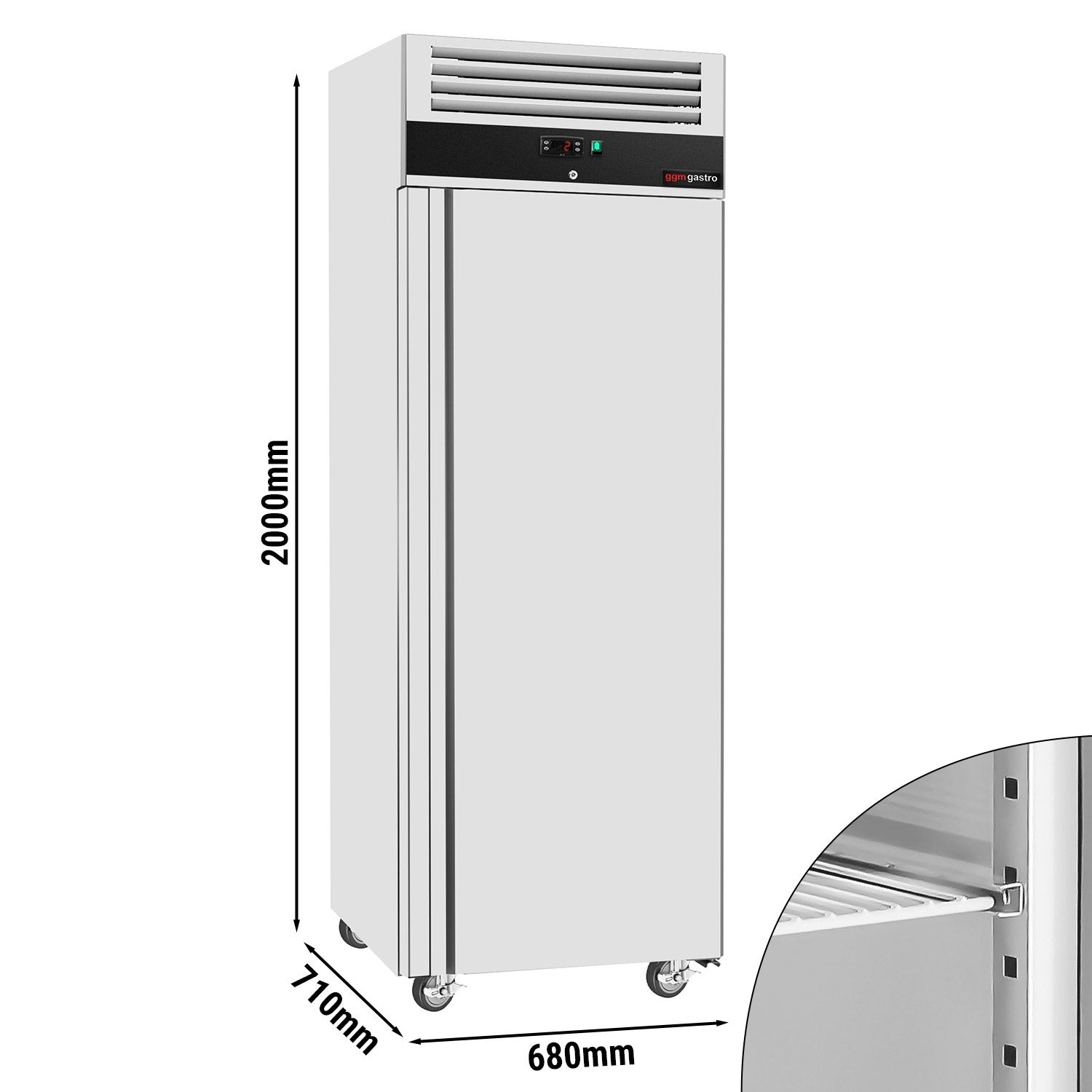 Freezer ECO - 0.68 x 0.71 m - 429 liters - with 1 door