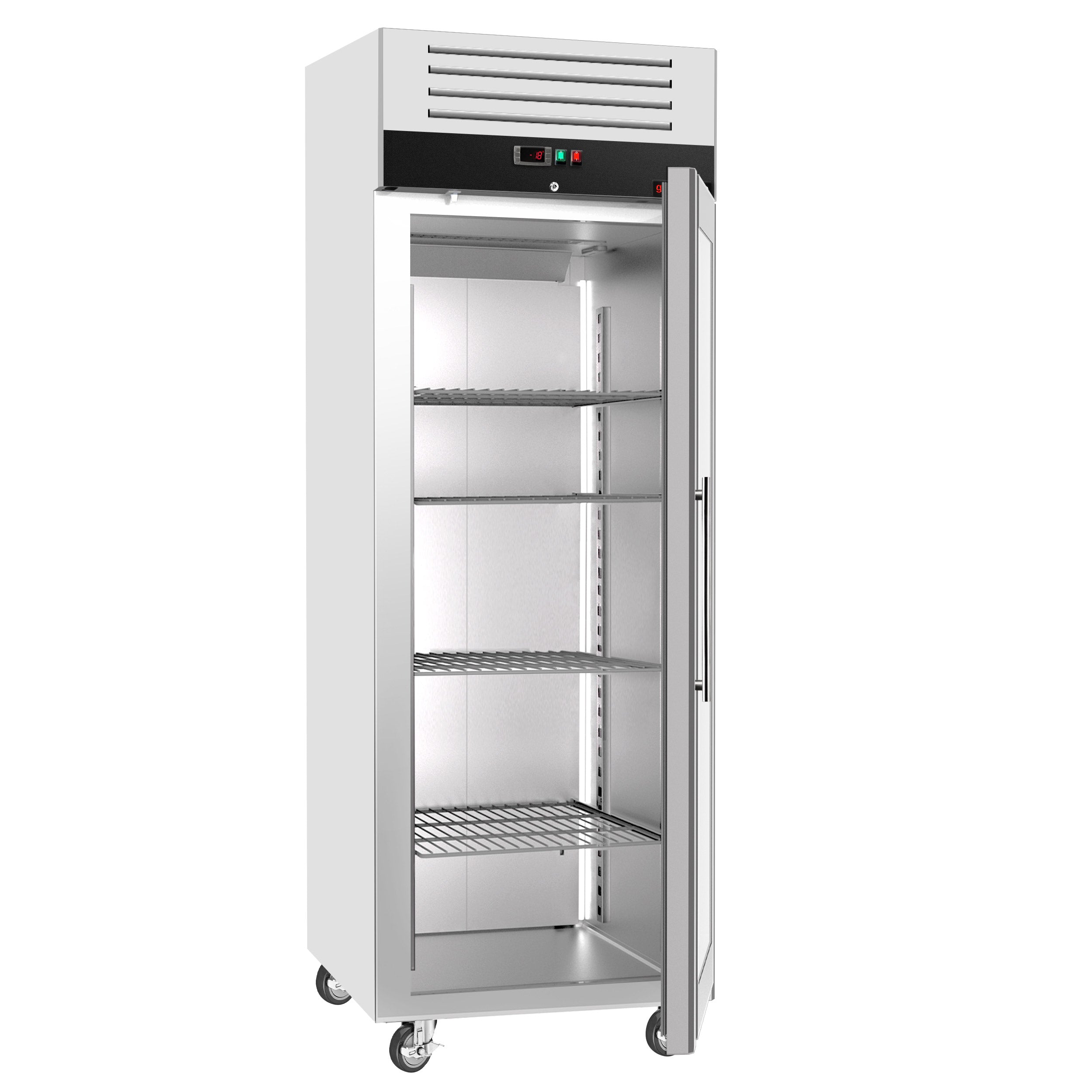 Freezer PREMIUM - 0.74 x 0.83 m - with 1 glass door