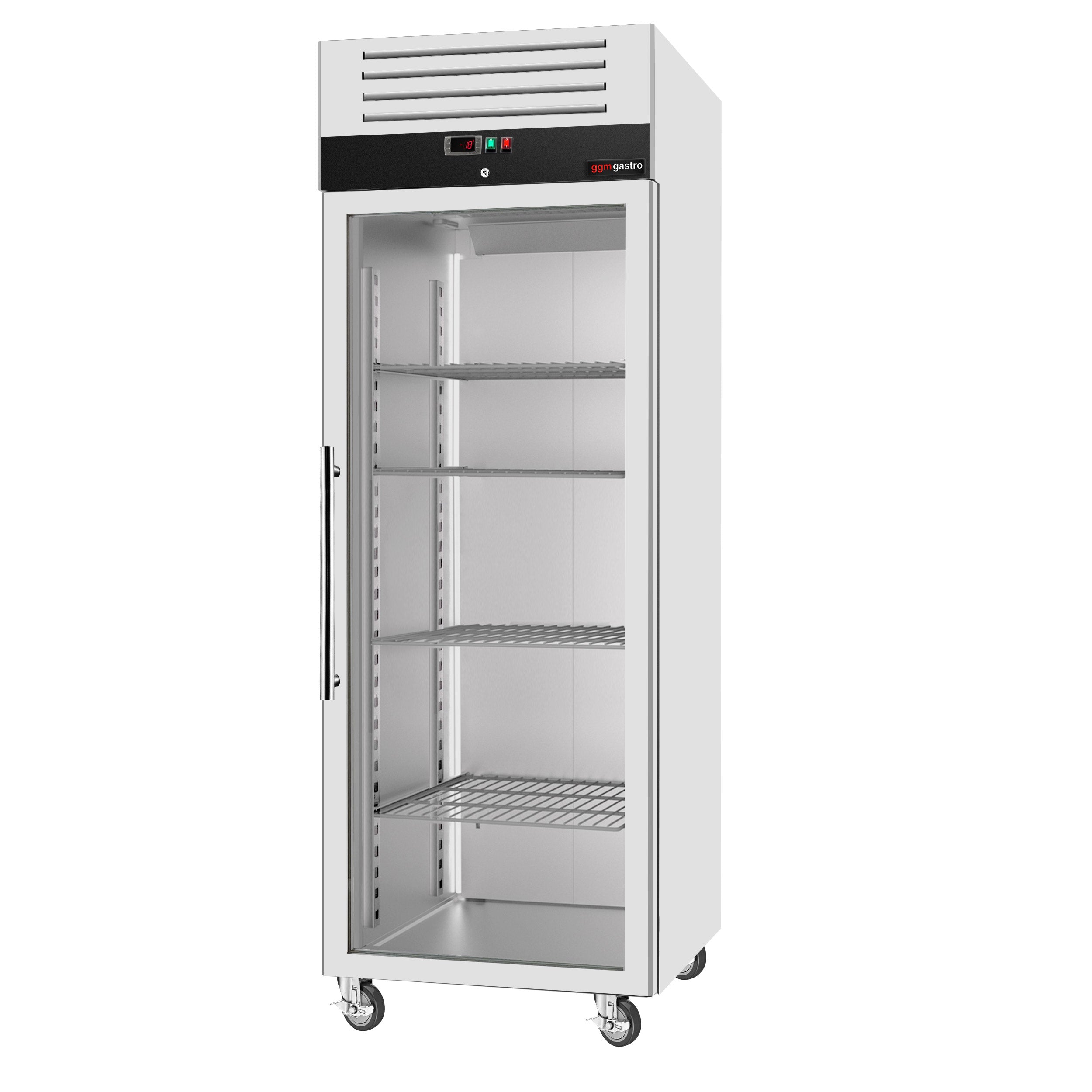 Freezer PREMIUM - 0.74 x 0.83 m - with 1 glass door