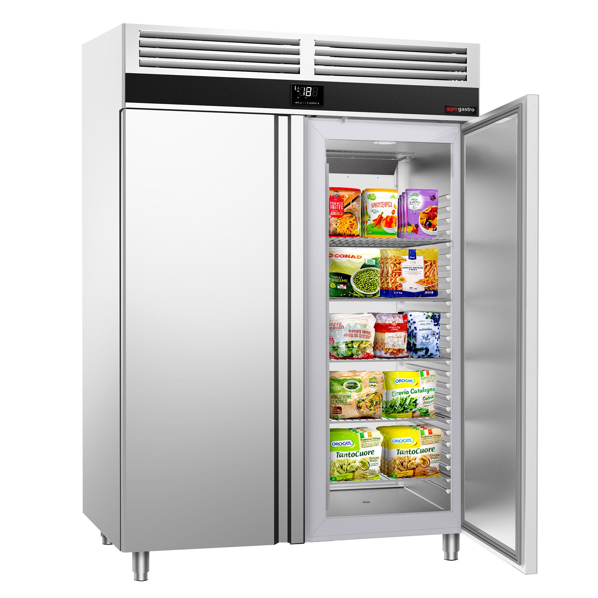 Freezer - 1.4 x 0.81 m - 1400 liters - with 2 doors