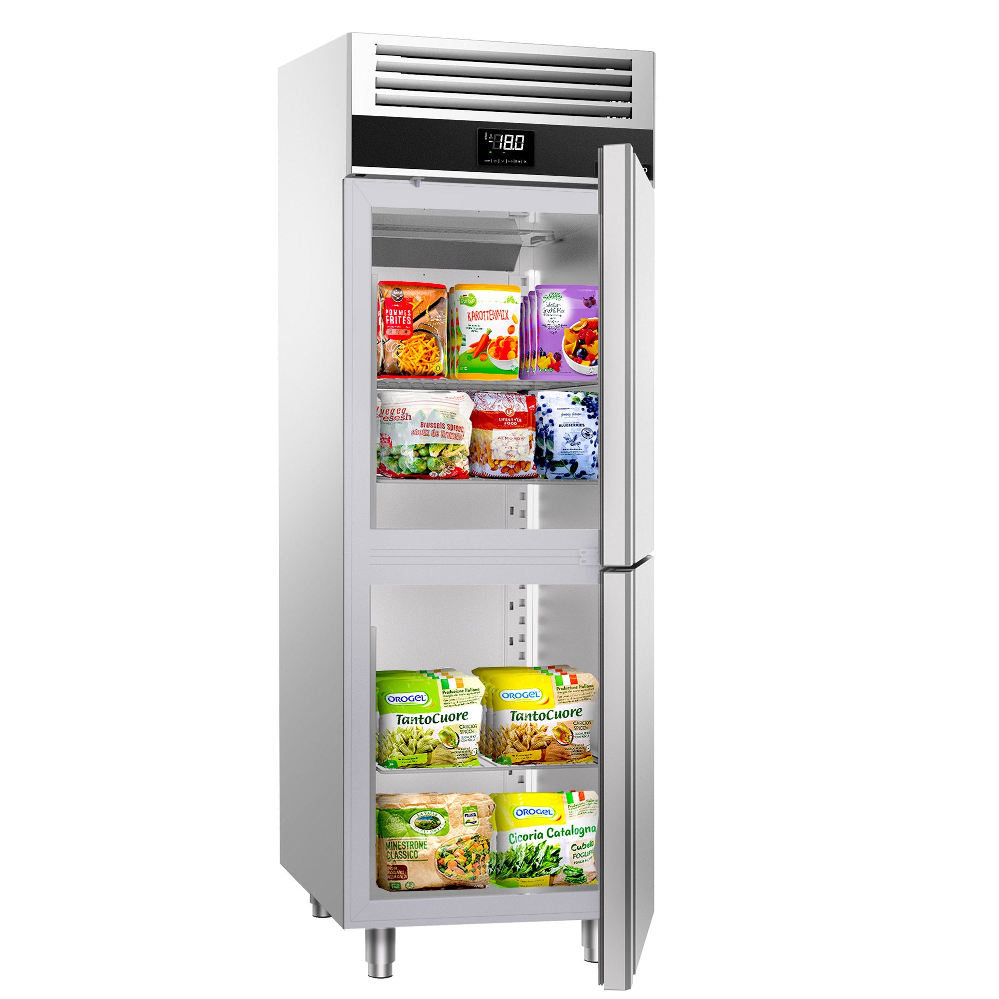 Freezer 0.7 x 0.81m with 2 stainless steel doors