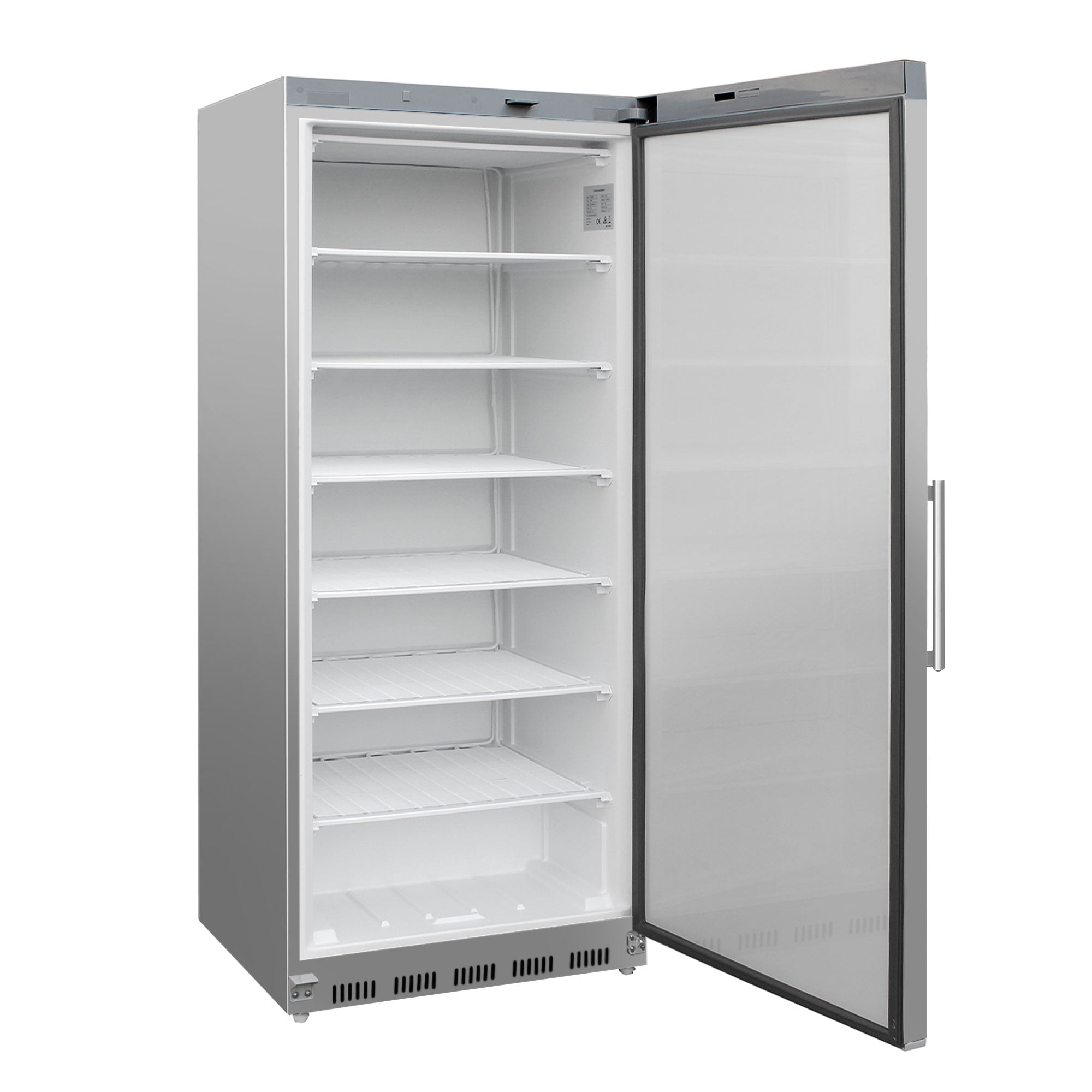 Stainless steel freezer - 600 liters - with 1 door