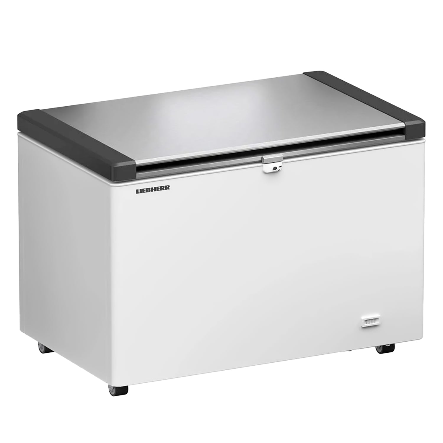 LIEBHERR freezer with stainless steel lid - 1.5 x 0.72 m - 404 liters