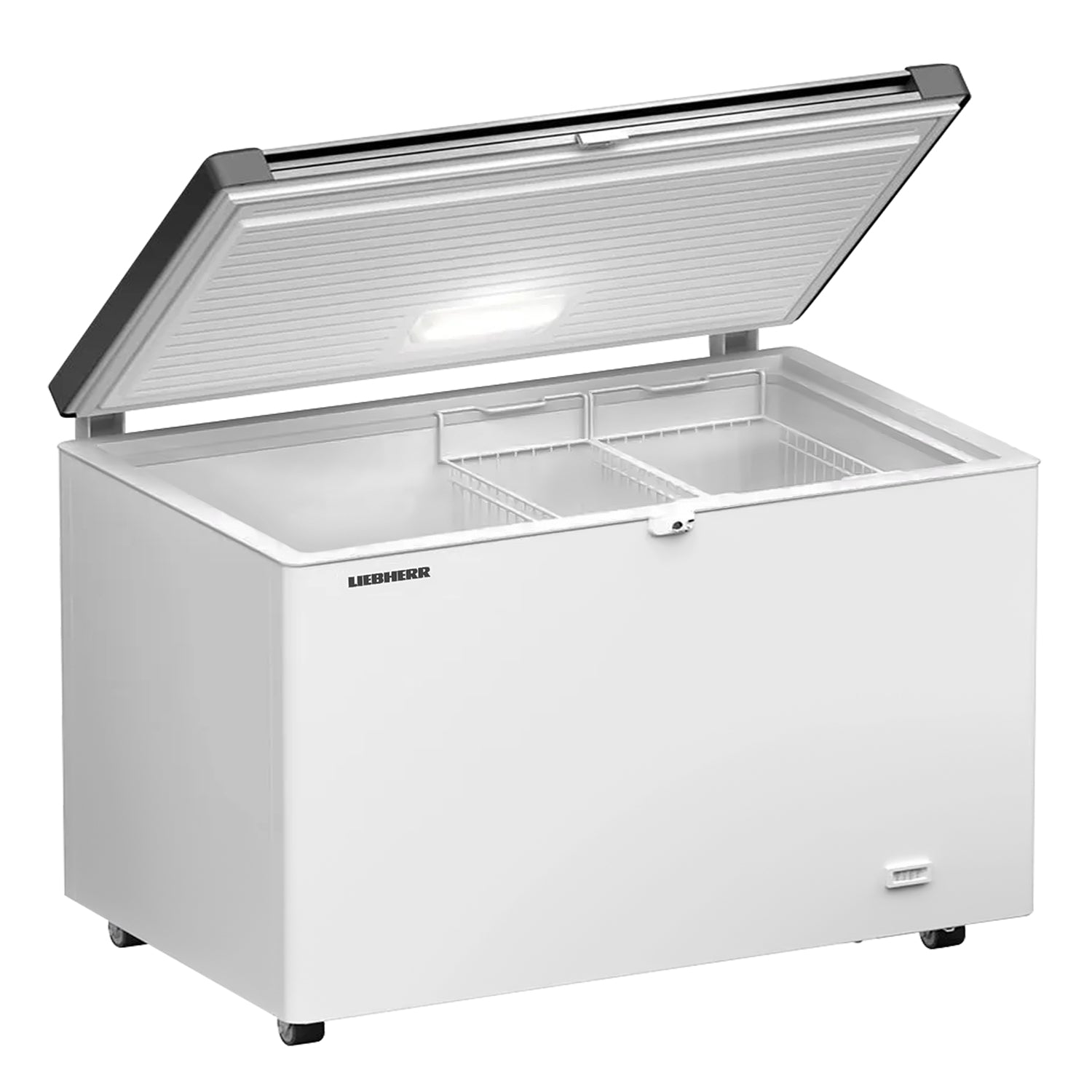 LIEBHERR freezer with stainless steel lid - 1.5 x 0.72 m - 404 liters