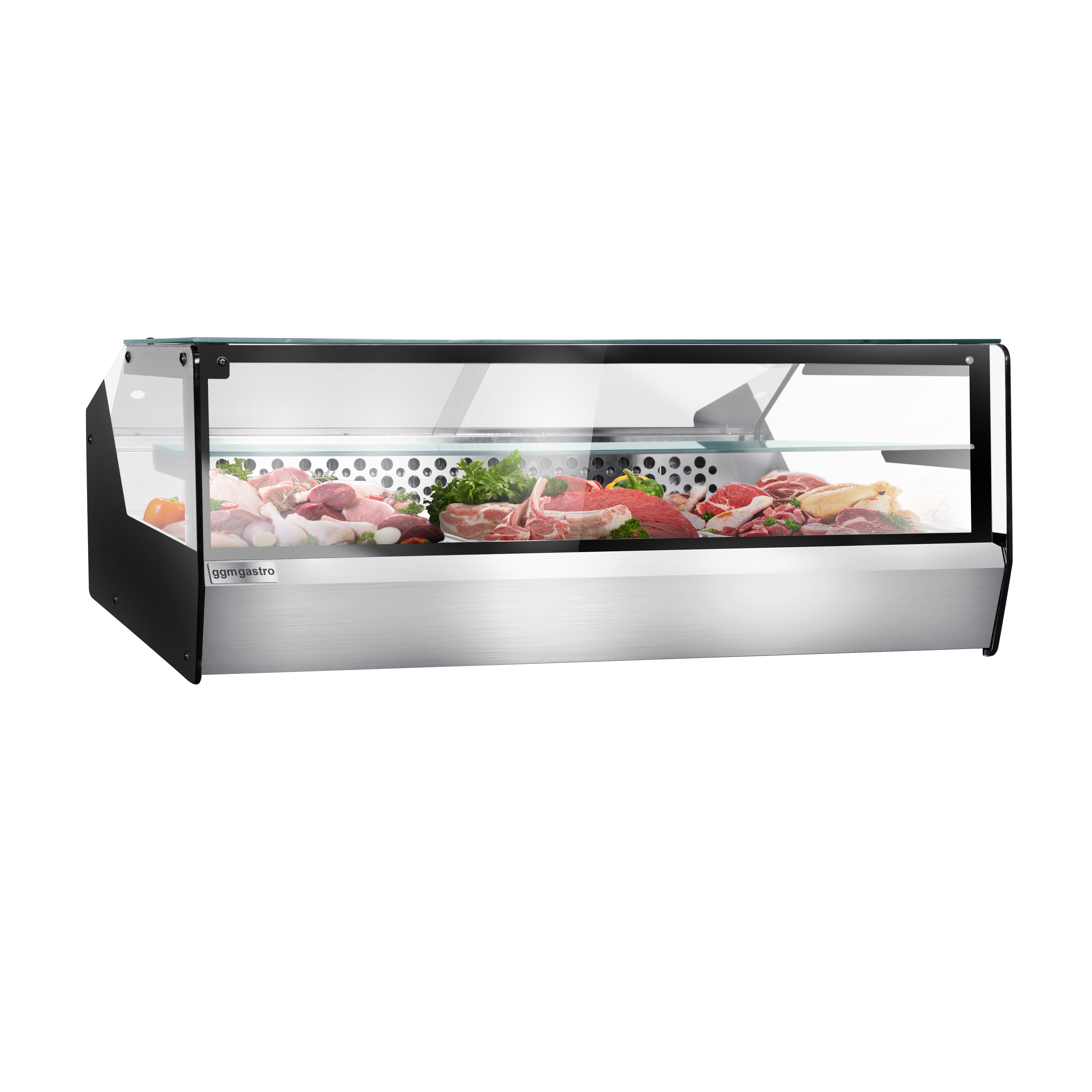 Refrigerated display for fish 0.87 x 1 m - 3 x GN 1/1