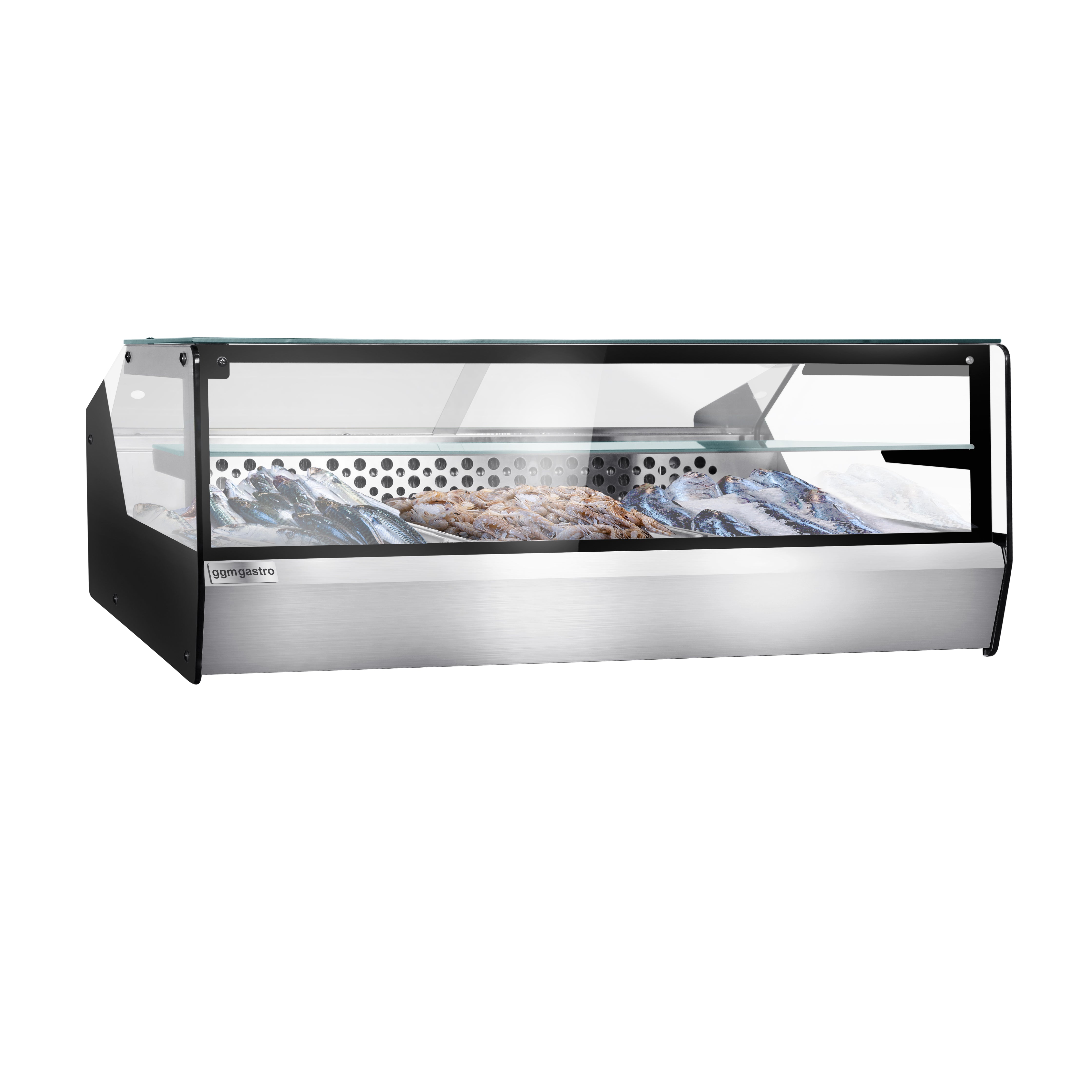 Хладилна витрина за риба 0,87 x 1 m - 3 x GN 1/1