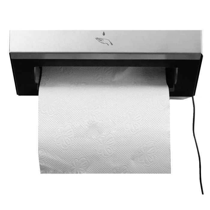 Безконтактен дозатор за хартиени кърпи - неръждаема стомана