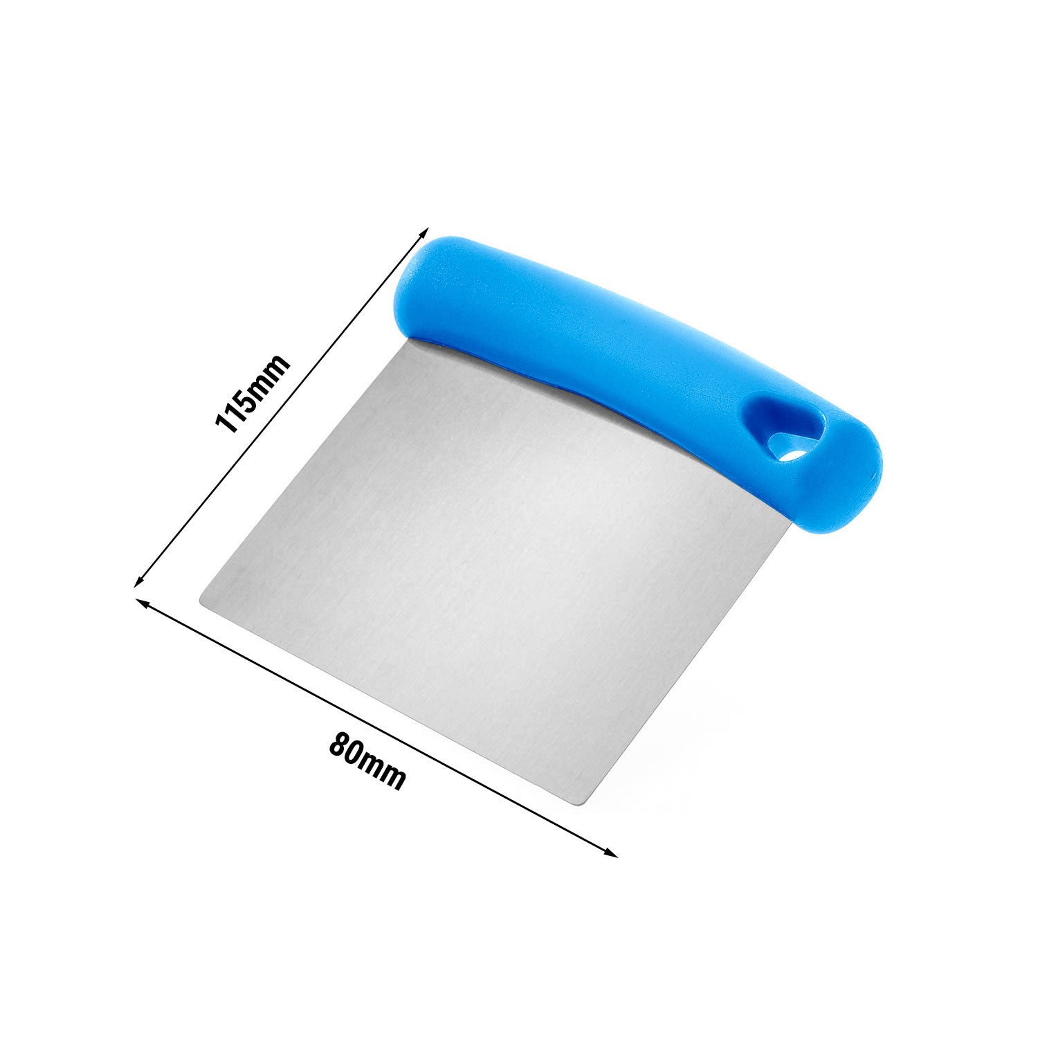 Стъргалка за тесто- гъвкаво острие от неръждаема стомана 10 см- пластмасова дръжка