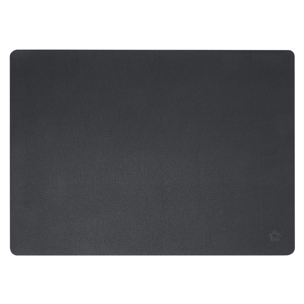 (12 pieces) James coasters - in an elegant leather look - 33 x 46 cm - anthracite