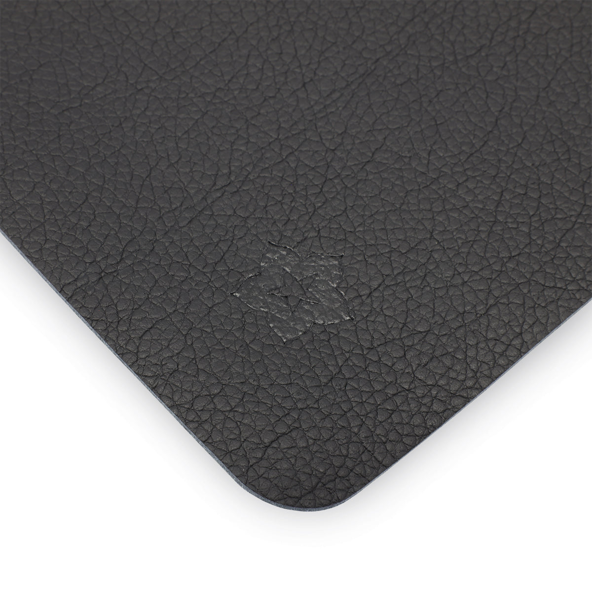 (12 pieces) James coasters - in an elegant leather look - 33 x 46 cm - anthracite