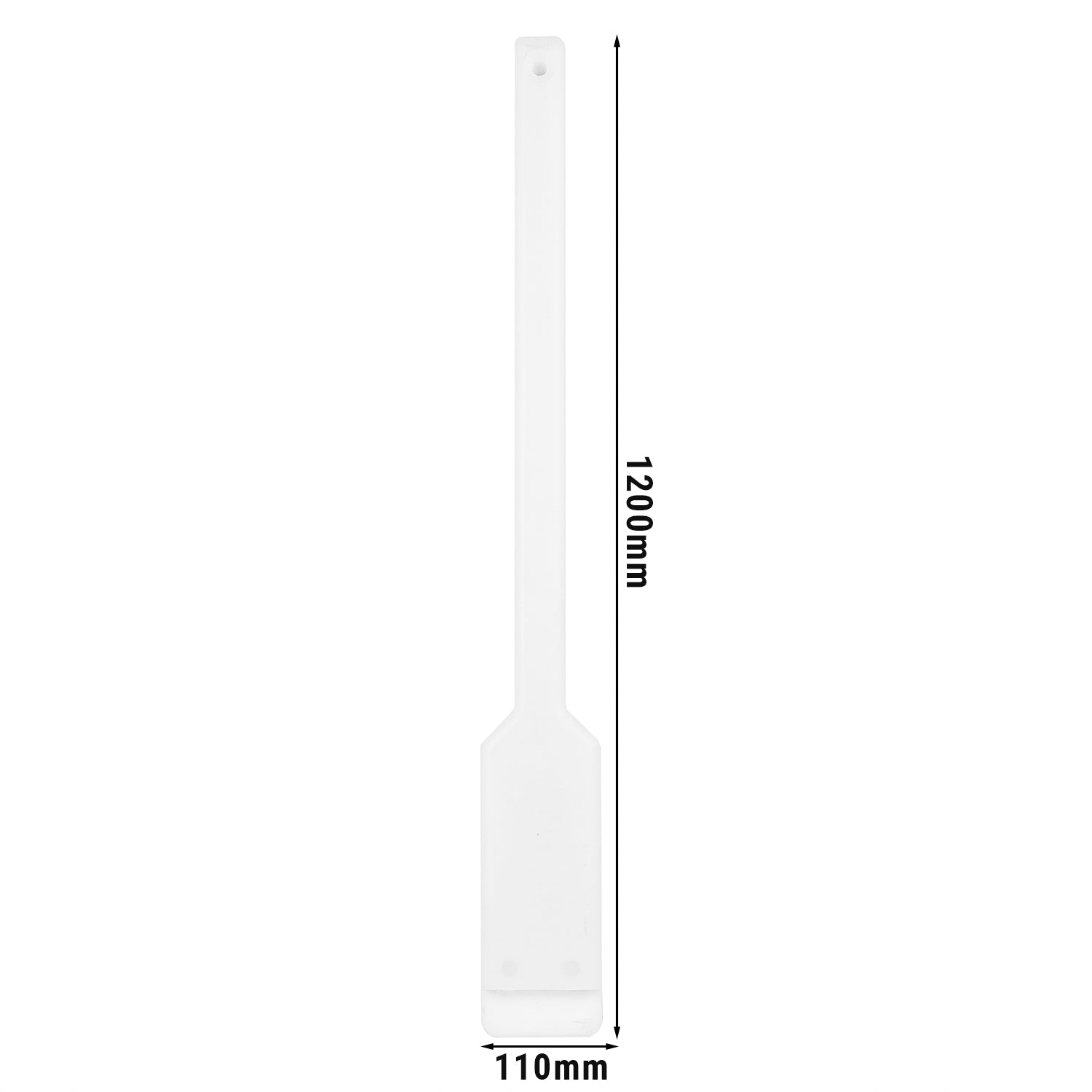 Flat mixing spatula - 120 cm - white