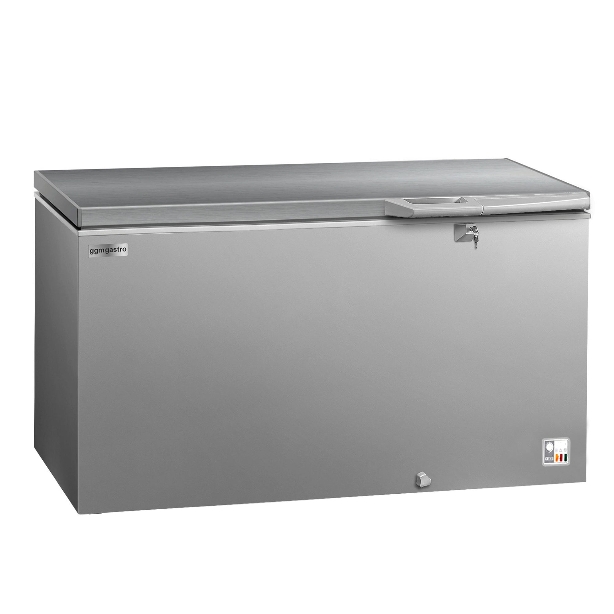 Freezer - 433 liters (net content) - GRAY with stainless steel lid