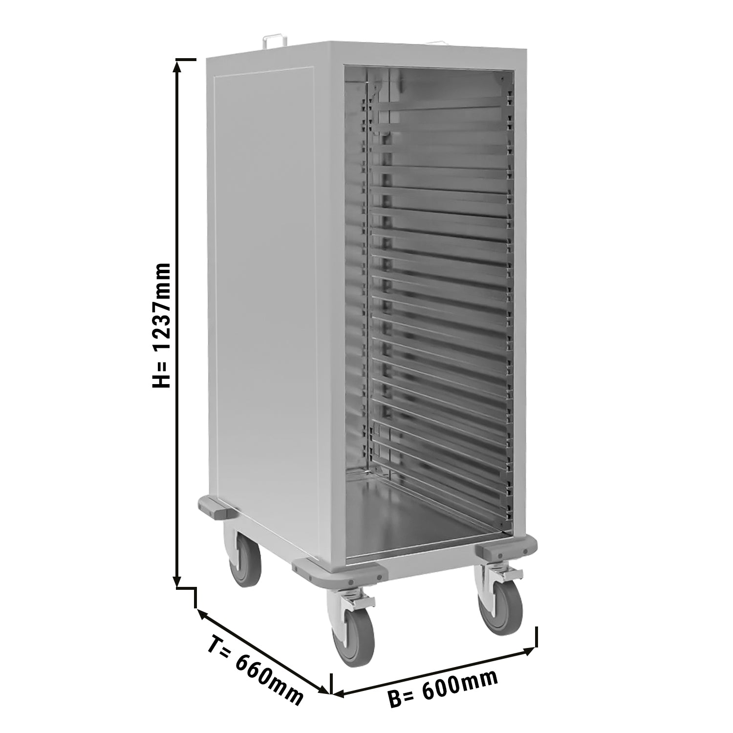 Количка за табли - за 10 табли GN 2/1, 20x GN 1/1