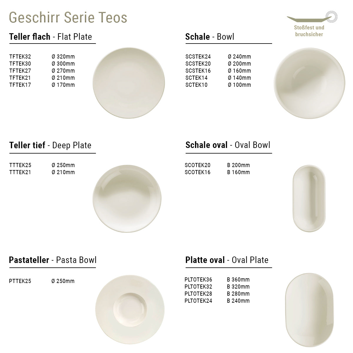 (10 pieces) TEOS - Deep plate - Ø 25 cm