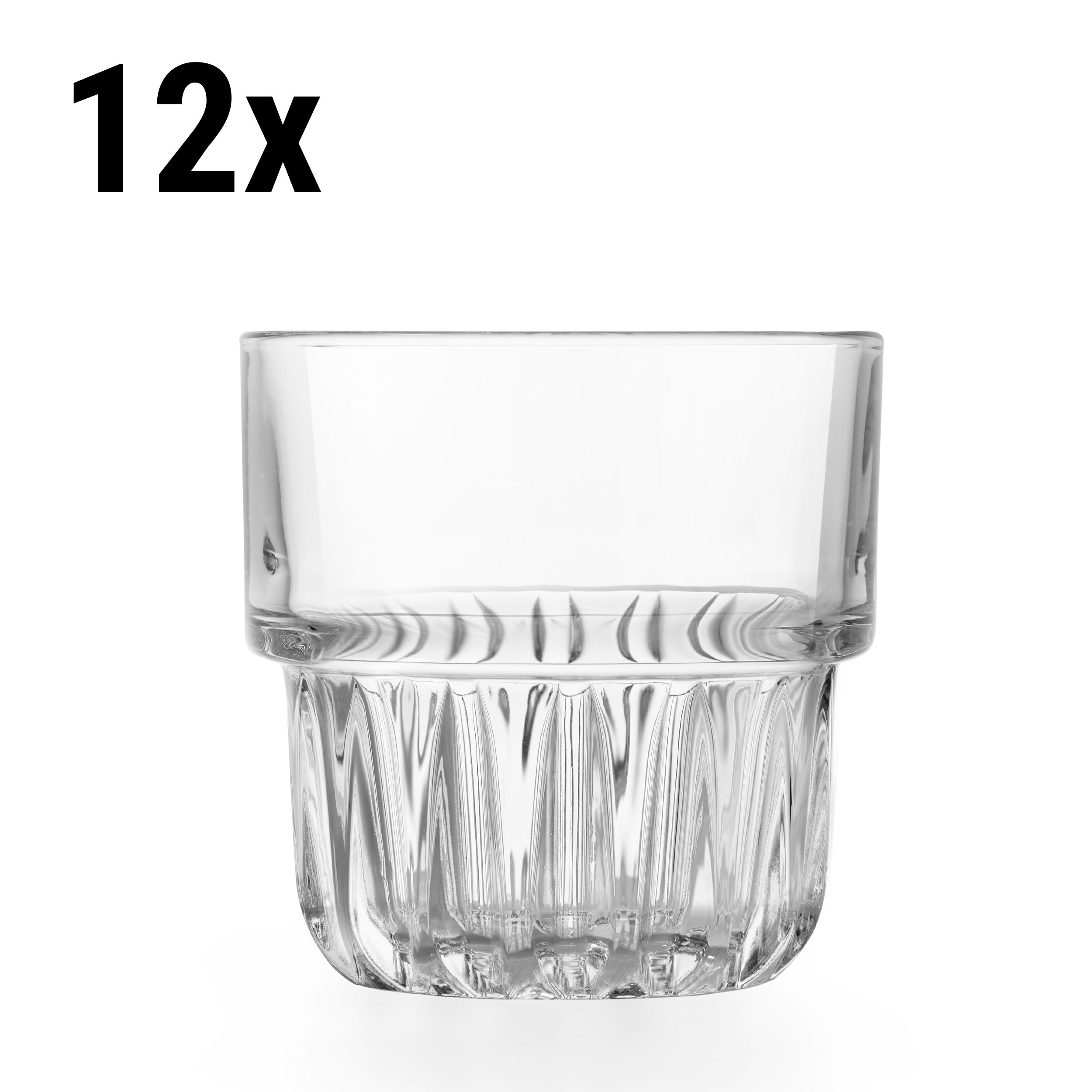 (12 pieces) EVEREST - Universal drinking glass - 14.8 cl - transparent