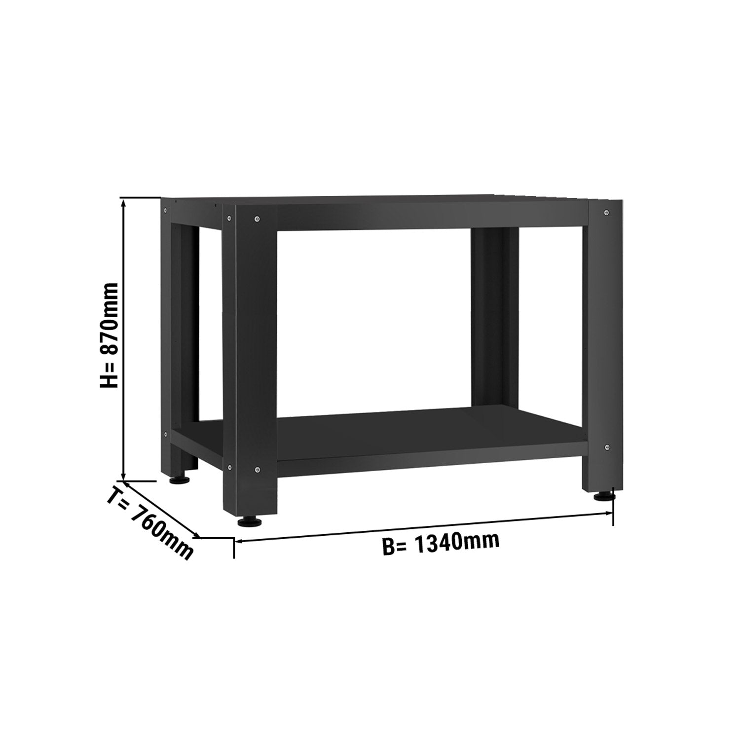 Pizza oven subframe