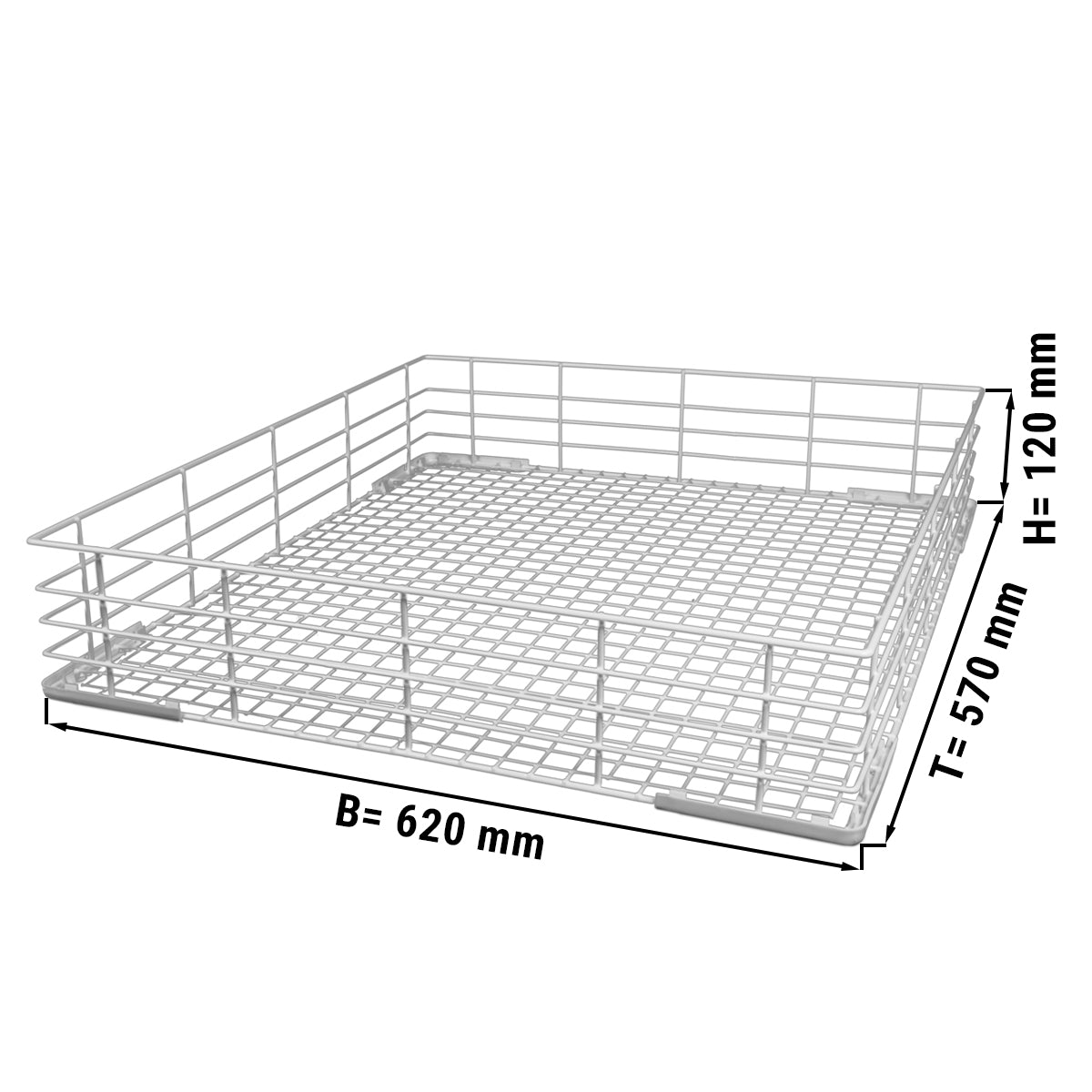 Basket universal 620 x 570 x 120 mm