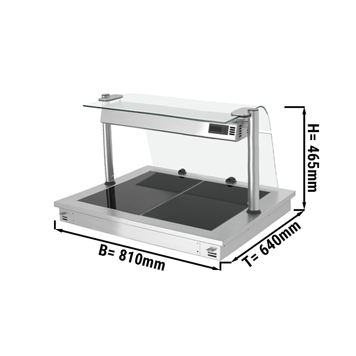 Built-in electric hobs 0.8 m - C series