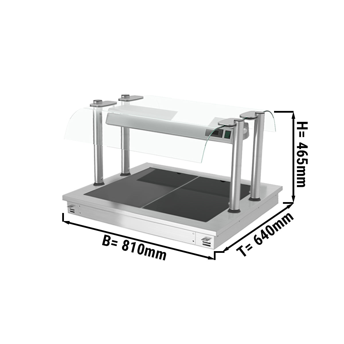 Built-in electric hobs 0.8 m - D series