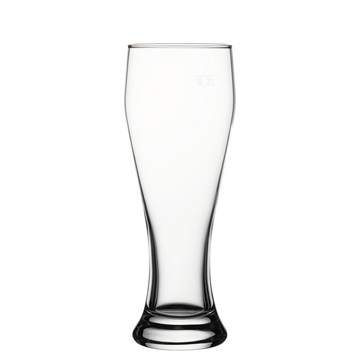 (6 pieces) Wheat beer mug - 415 cc - calibrated to 0.3 liters