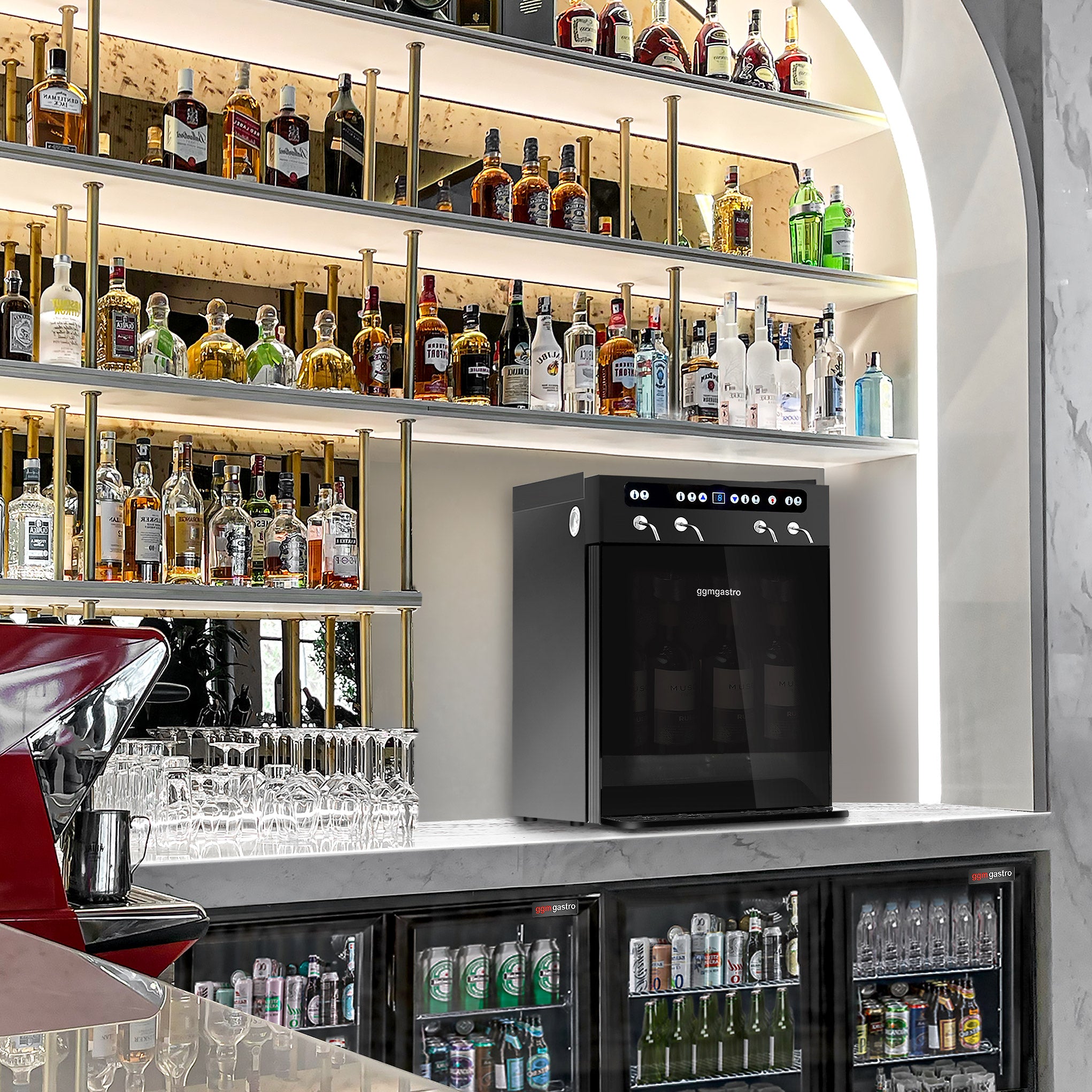 Wine cooler/wine dispenser