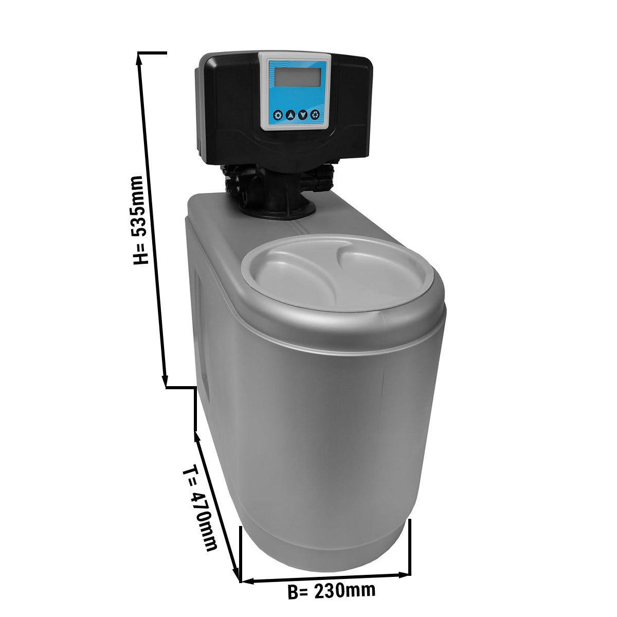 Омекотител за вода - автоматичен - мощност: 75 литра / в минута