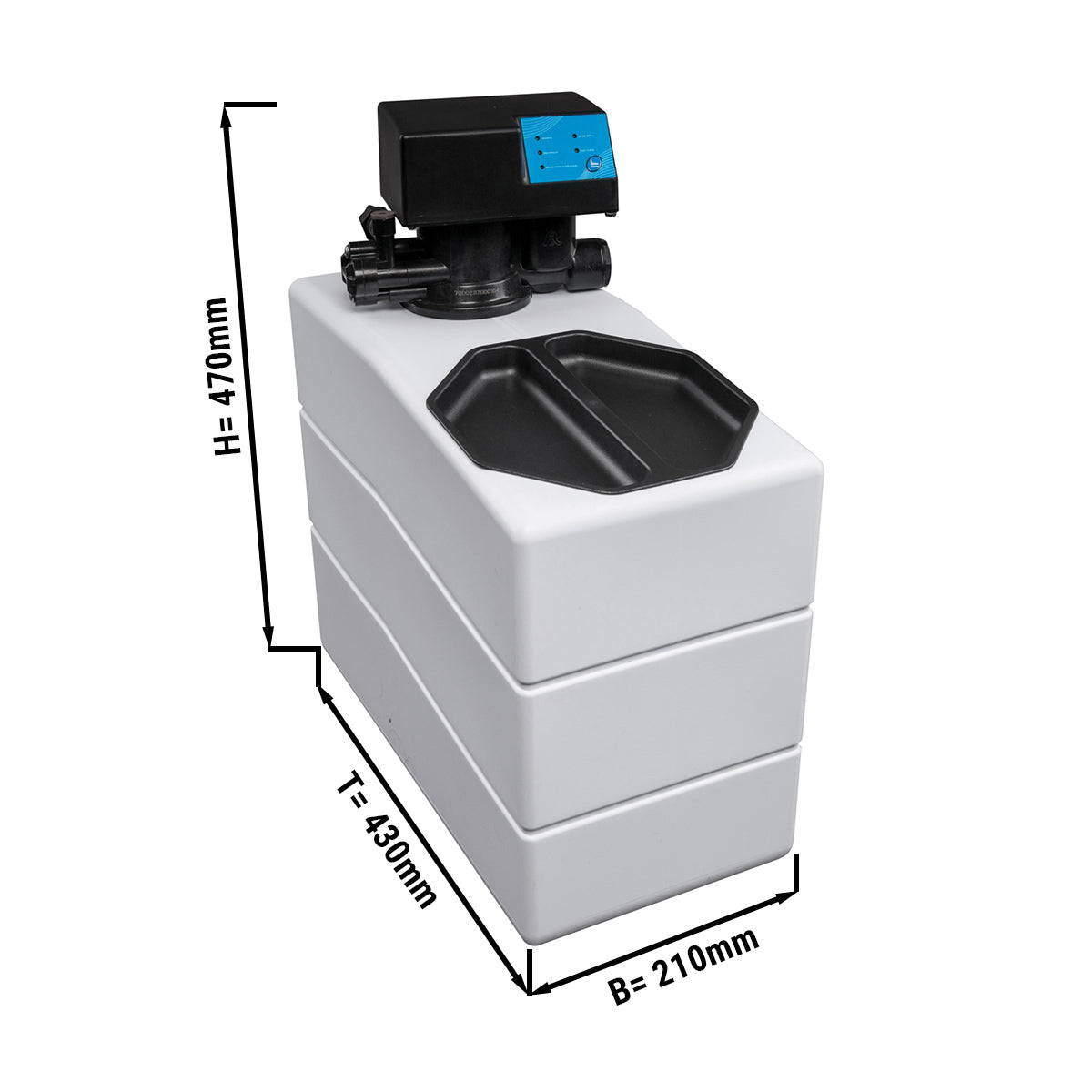 Water softener - semi-automatic - capacity: 840 liters