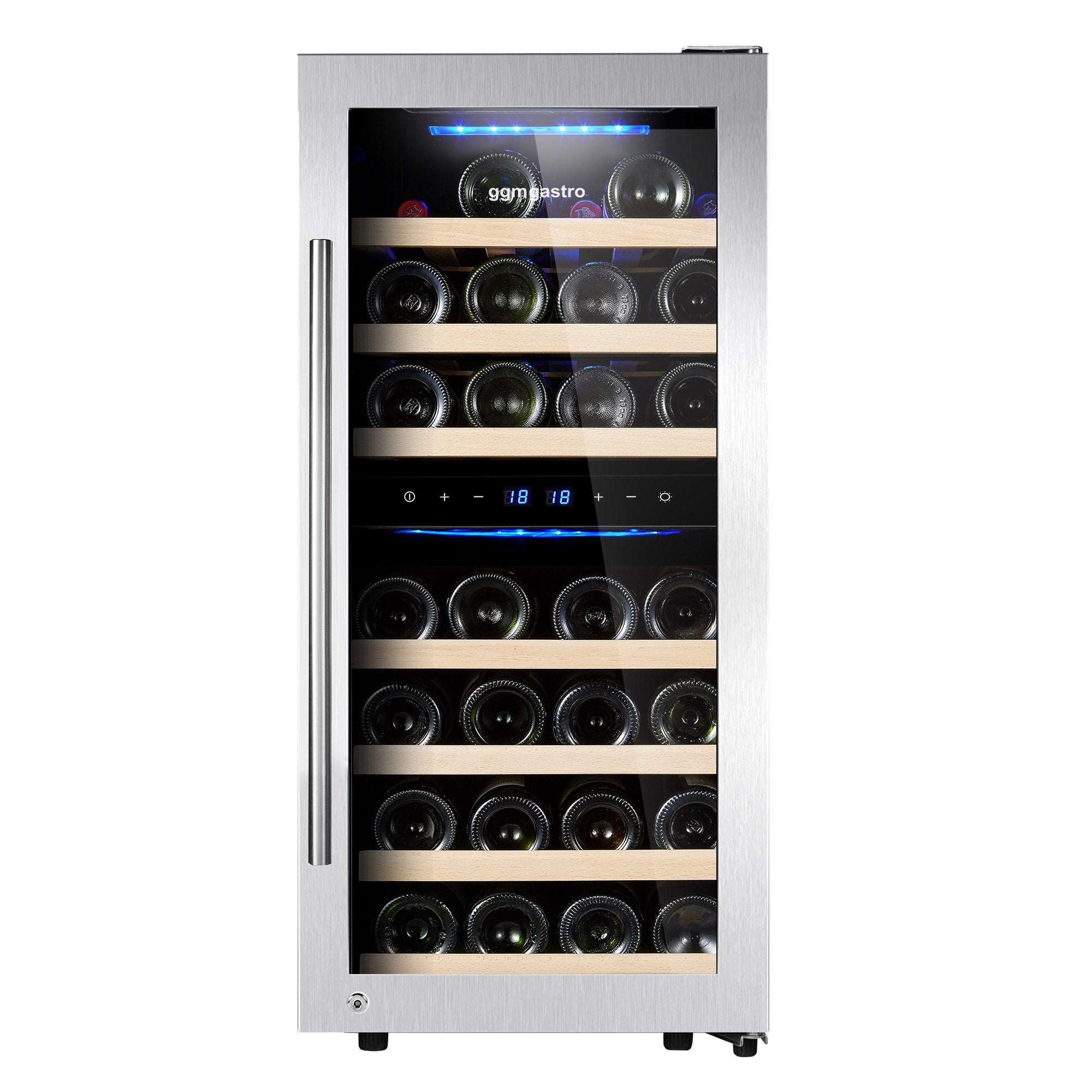 Wine refrigerator - 2 climate zones - 89 liters - max. 33 bottles