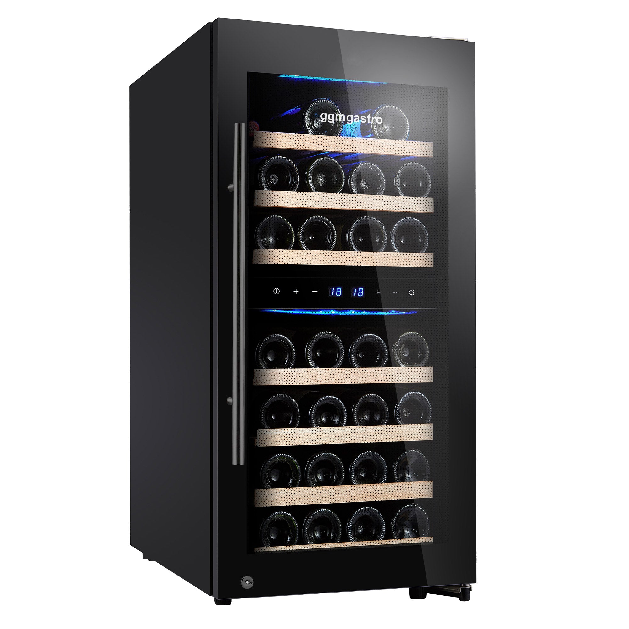 Wine refrigerator - 2 climate zones - 89 liters - max. 33 bottles