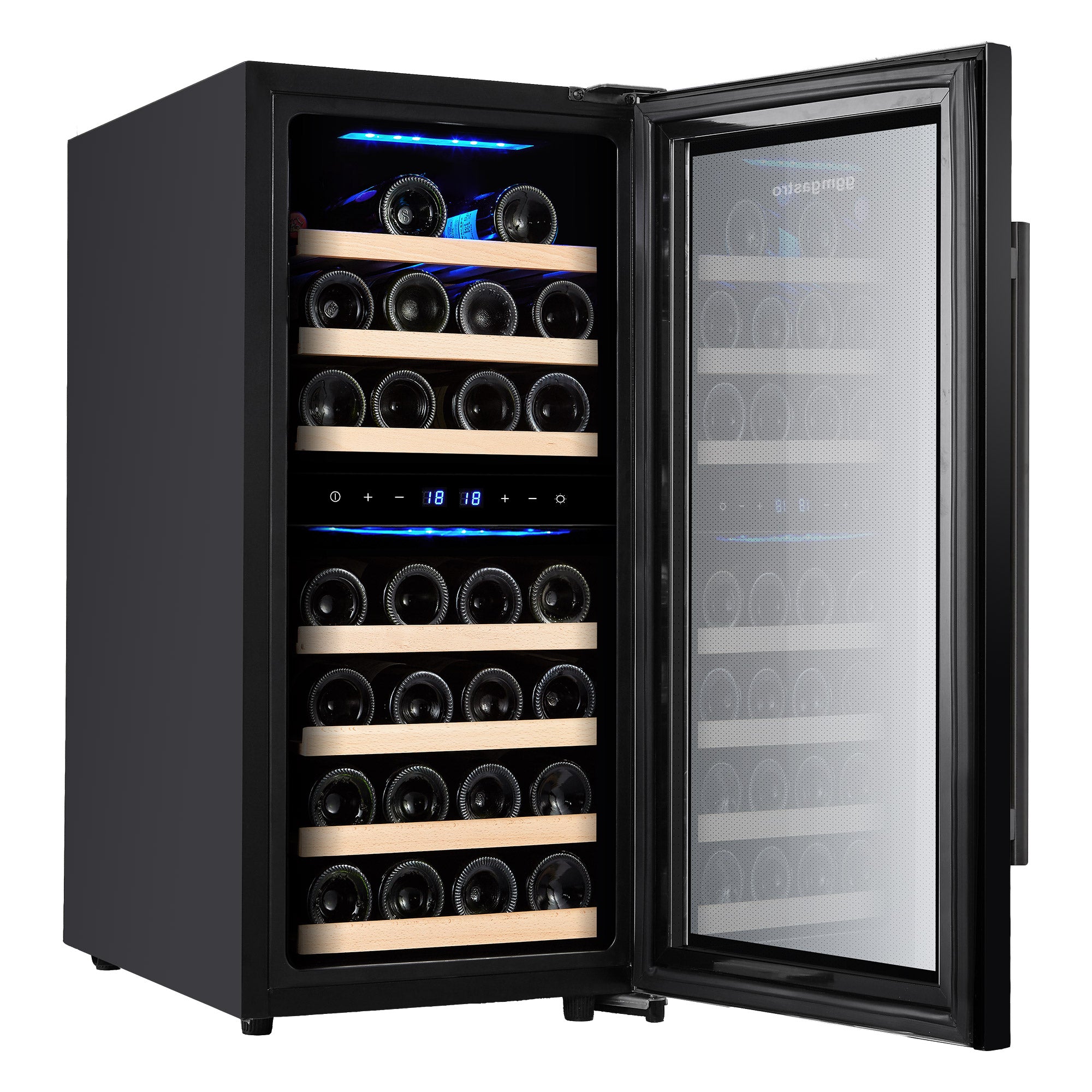 Wine refrigerator - 2 climate zones - 89 liters - max. 33 bottles