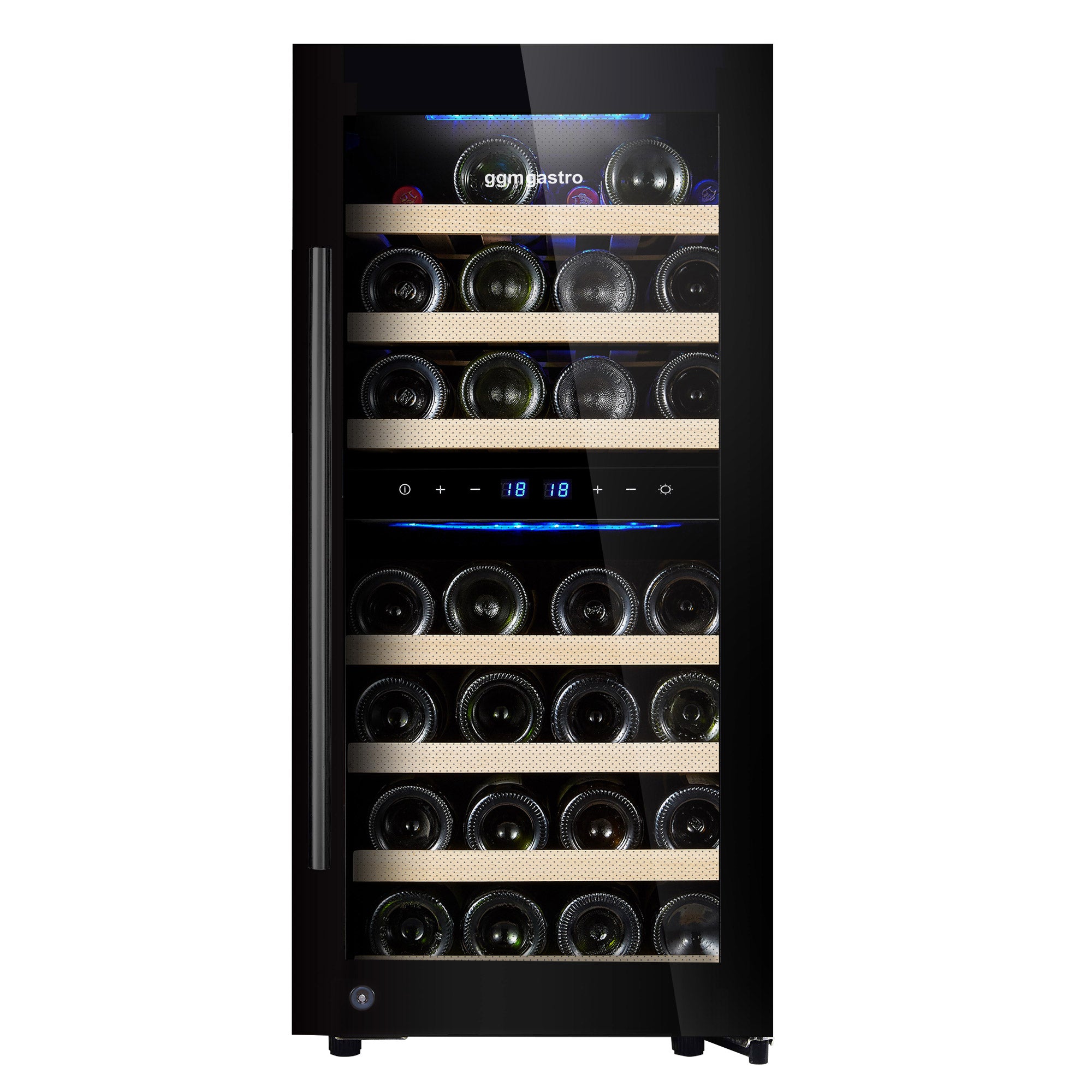 Wine refrigerator - 2 climate zones - 89 liters - max. 33 bottles