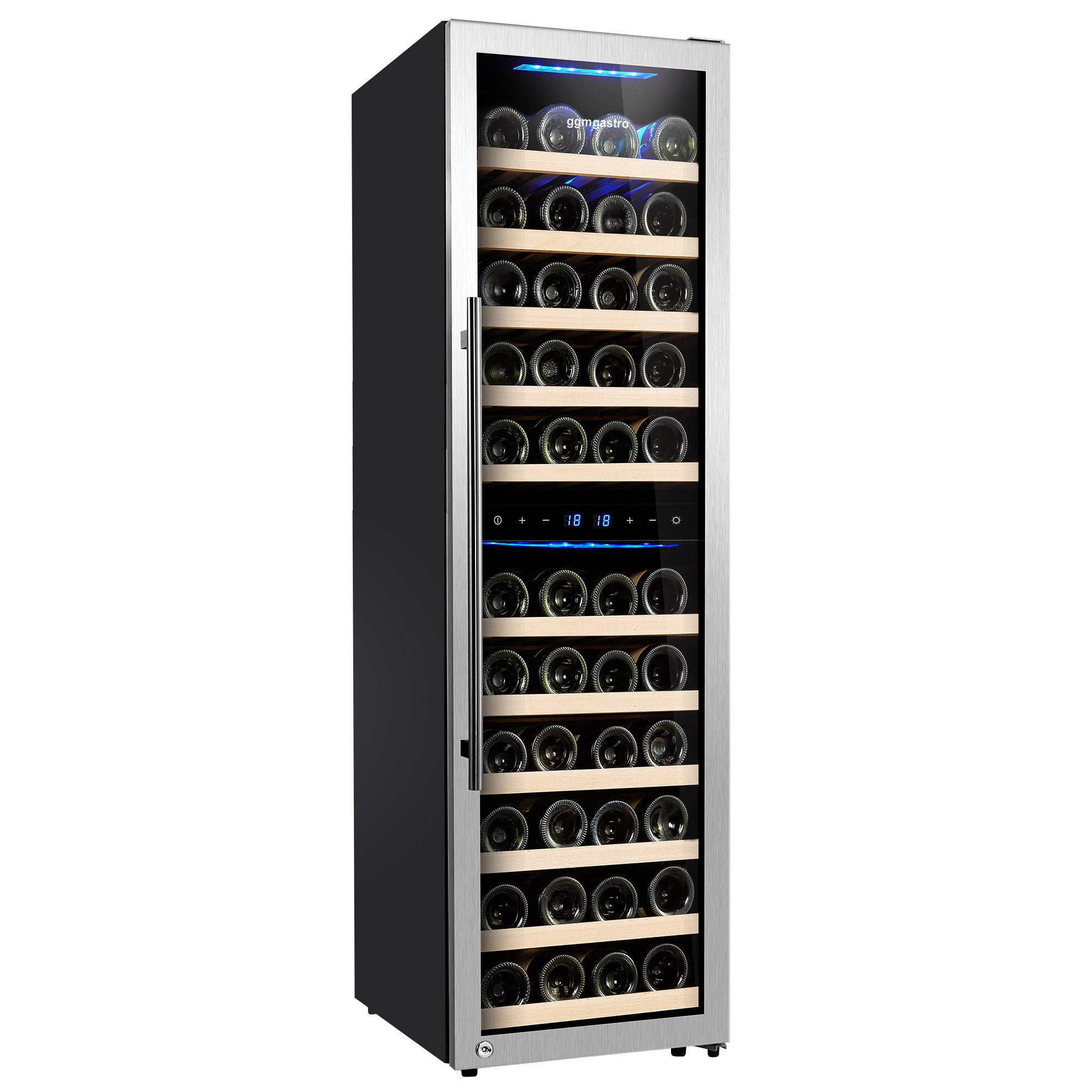 Wine refrigerator - 2 climate zones - 139 liters - max. 53 bottles