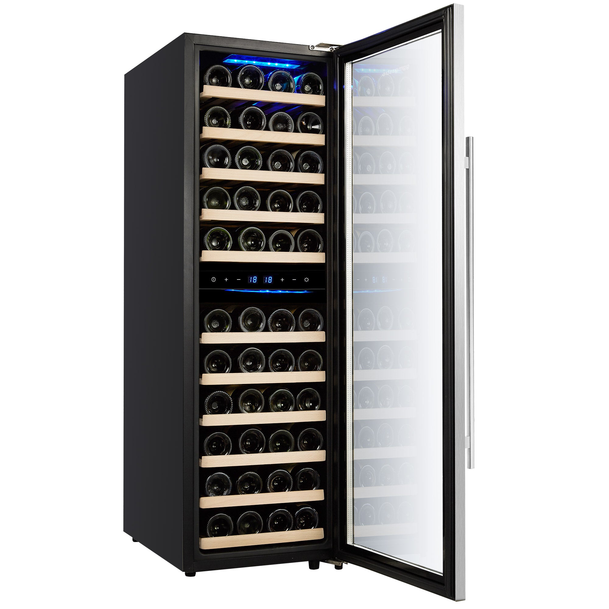 Wine refrigerator - 2 climate zones - 139 liters - max. 53 bottles