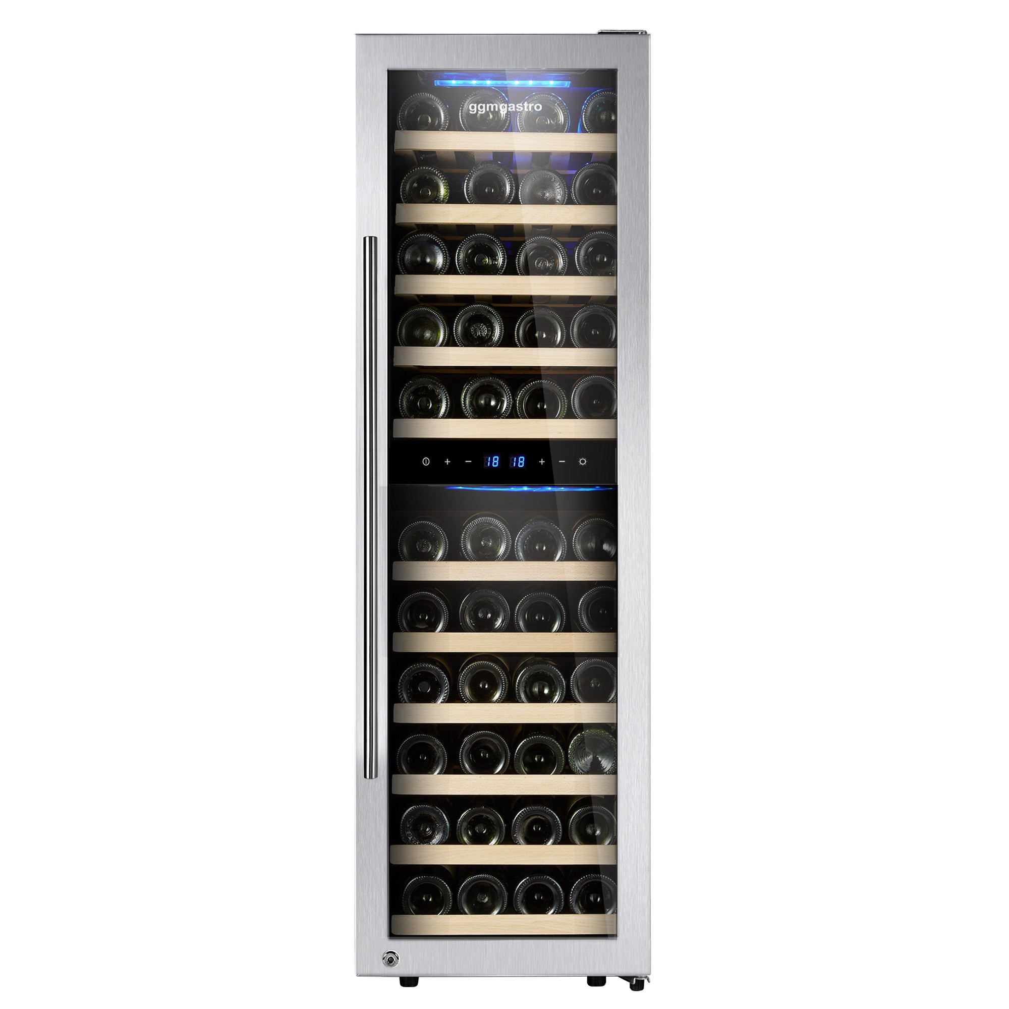 Wine refrigerator - 2 climate zones - 139 liters - max. 53 bottles