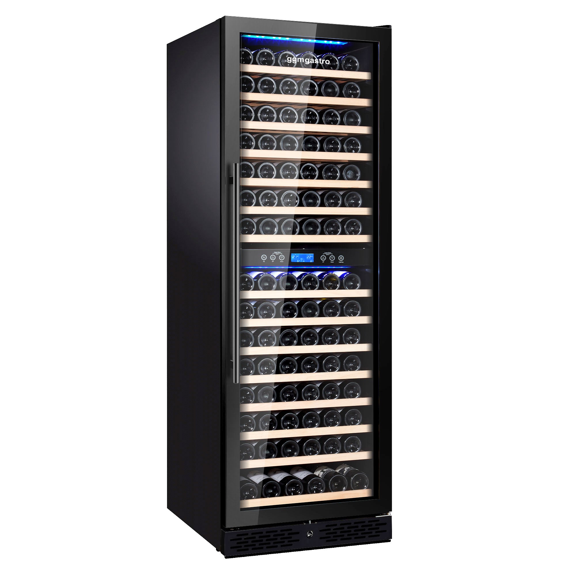 Wine refrigerator - 410 liters - black / with 2 climate zones