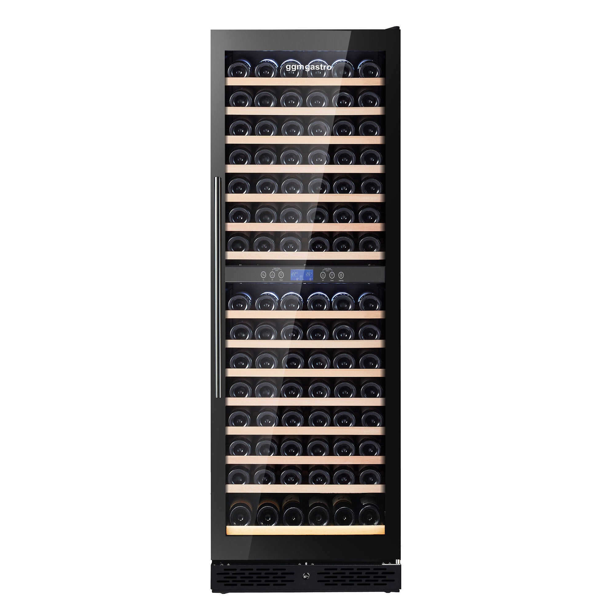 Wine refrigerator - 410 liters - black / with 2 climate zones